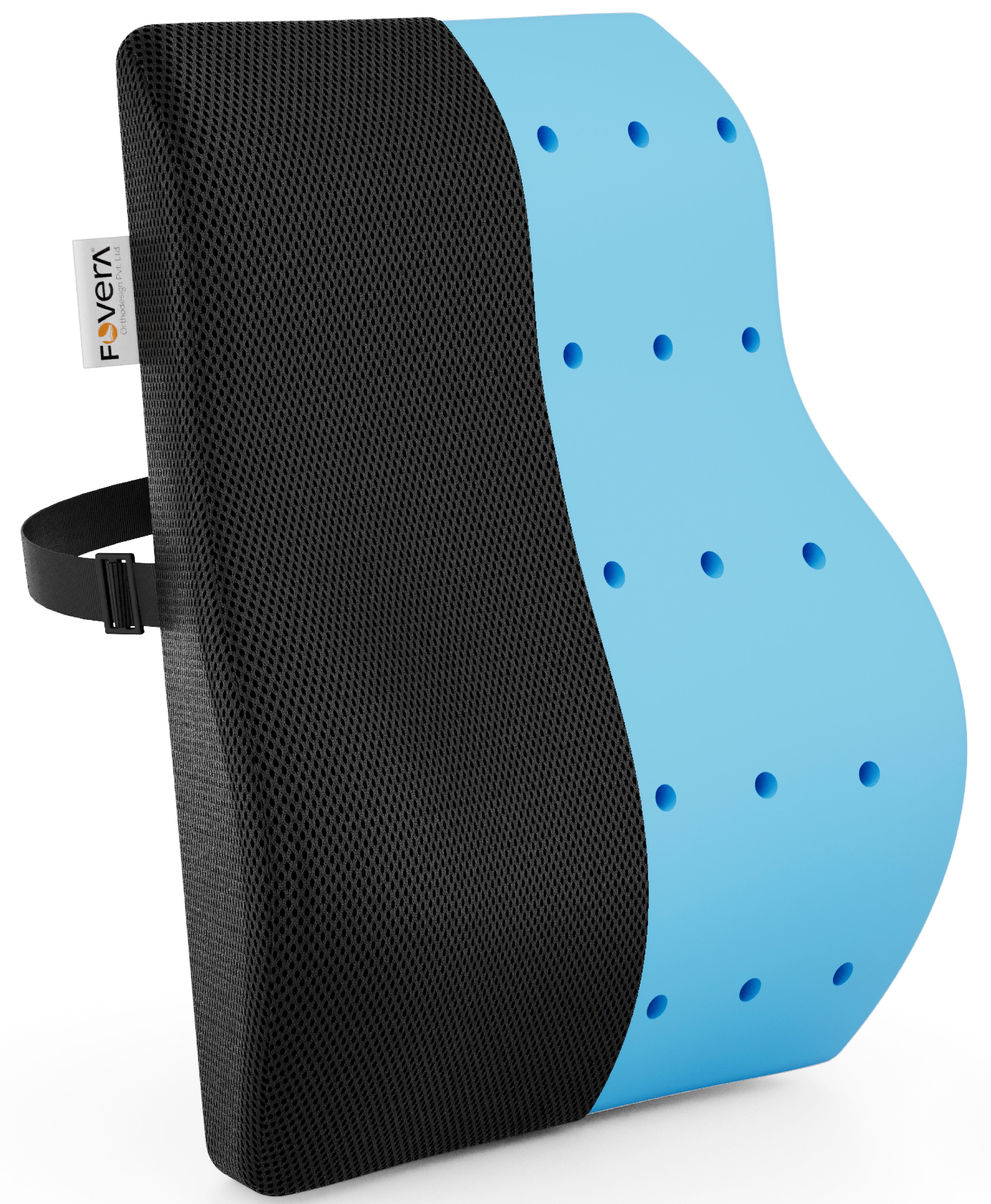 Cool Gel Memory Foam Large Back Support for Chair Car Seat – Fovera