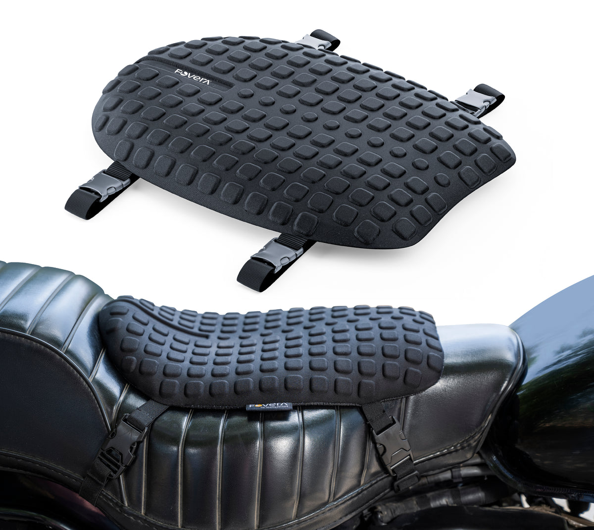 FOVERA Motorcycle Gel Seat Cushion Fovera