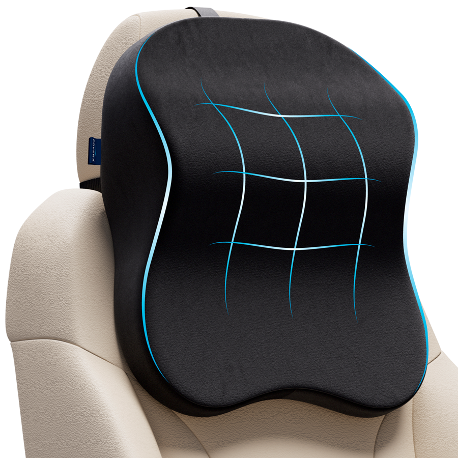 Car Headrest Memory Foam Pillow (Large)