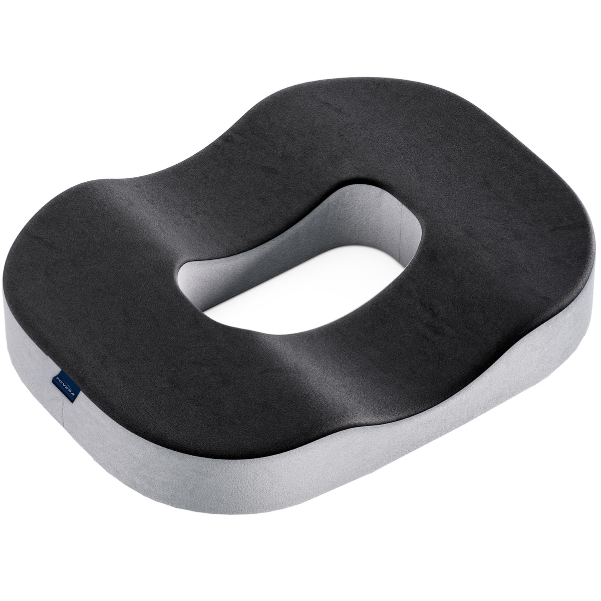 FOVERA Orthopedic Memory Foam Donut Seat Cushion Pillow for Piles