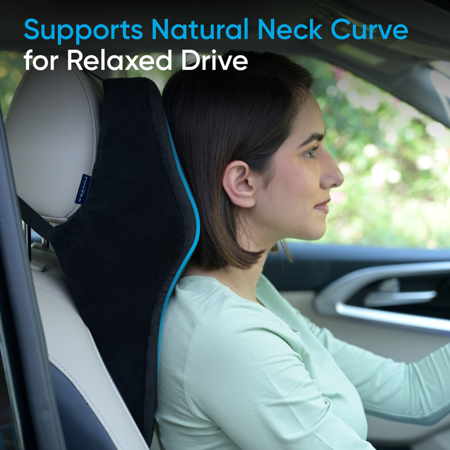 Car Headrest Memory Foam Pillow (Large)