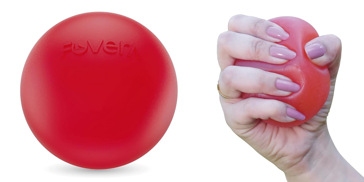 Stress Relief Ball for Hand Therapy, Exercise, Arthritis, Finger, Wrist, Carpal Tunnel, Pain Relief, Grip Exerciser Strengthening (Pack of 1)