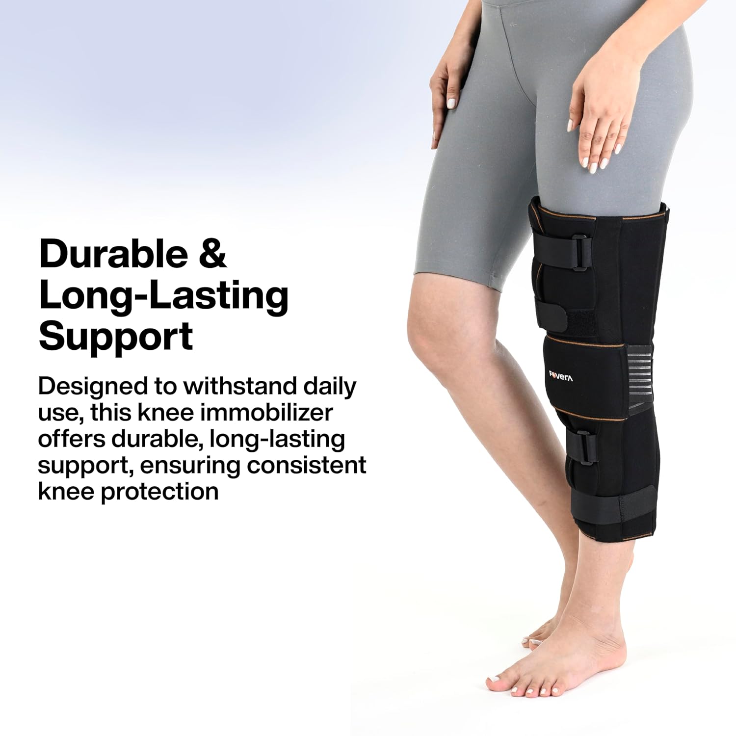 Knee Immobilizer Brace for Knee Support – Stabilizer Splint for Dislocation, Ligament Tear, & Injury Recovery