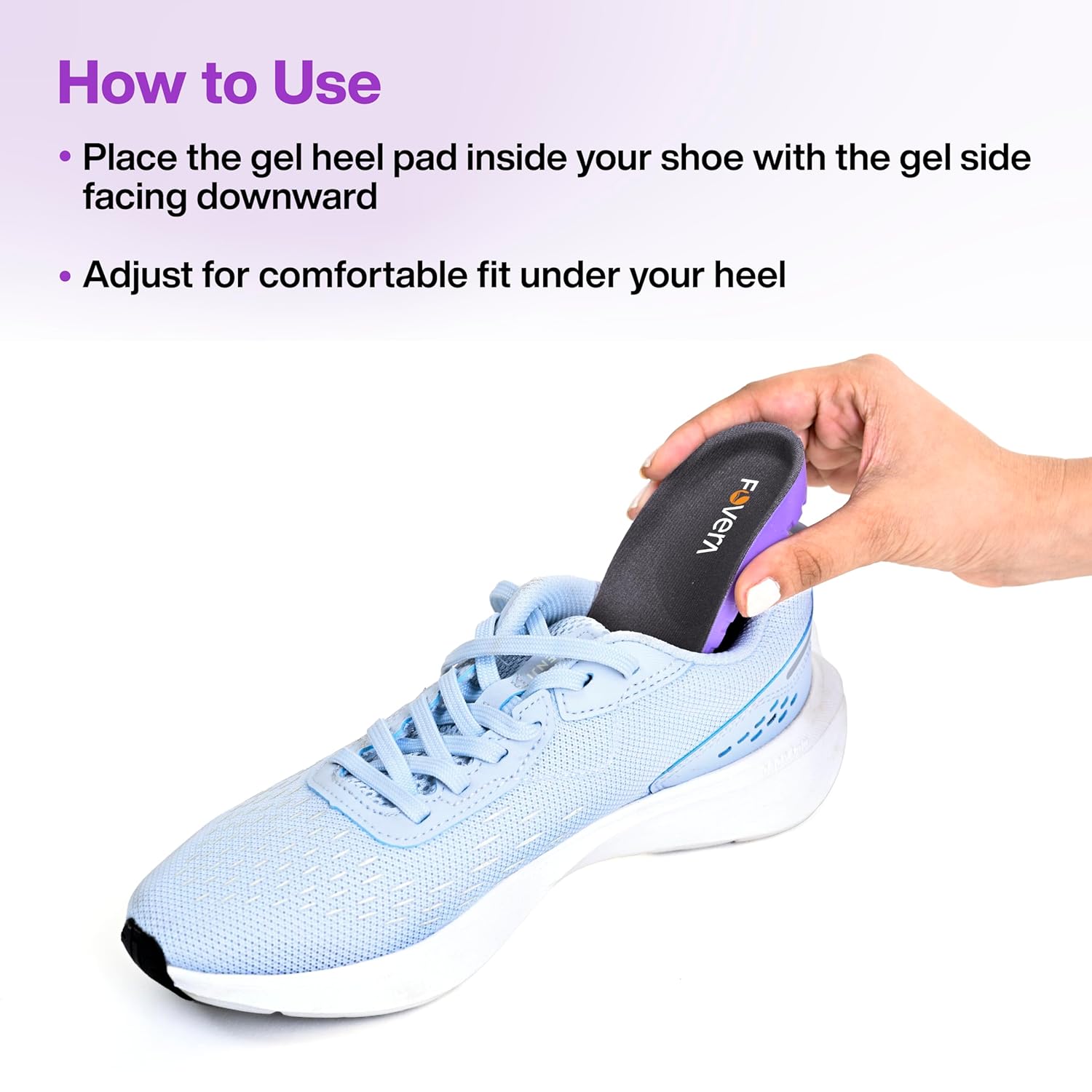 Pain Relief, Massaging Gel Heel Cups for All Day Cushioning & Comfort, Slim Design for Shock Absorption, Heel Spur & Plantar Fasciitis