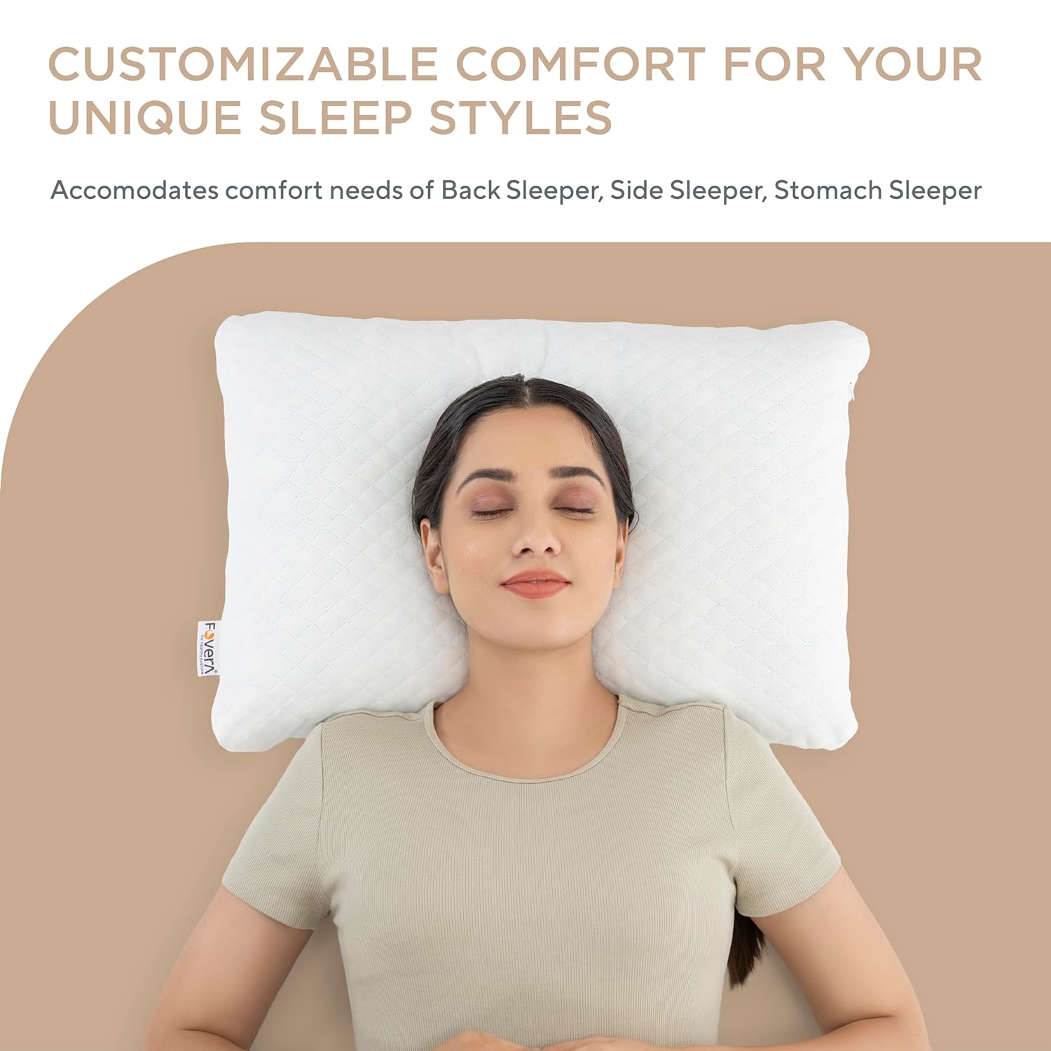 Shredded Memory Foam Customizable Pillow