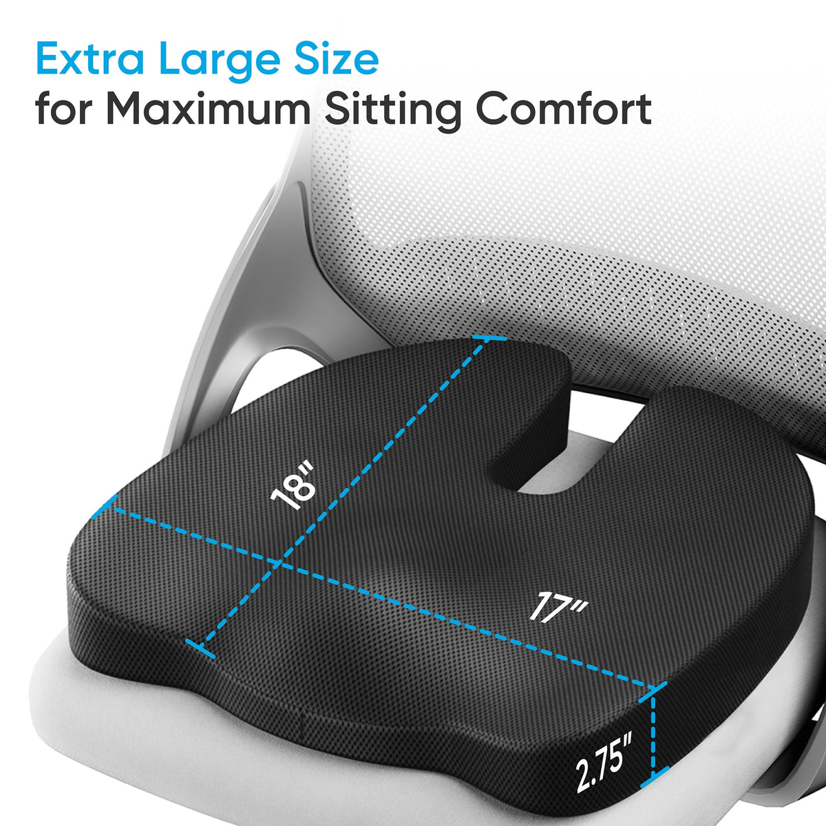 Memory Foam Coccyx Seat Cushion for Tailbone Pain
