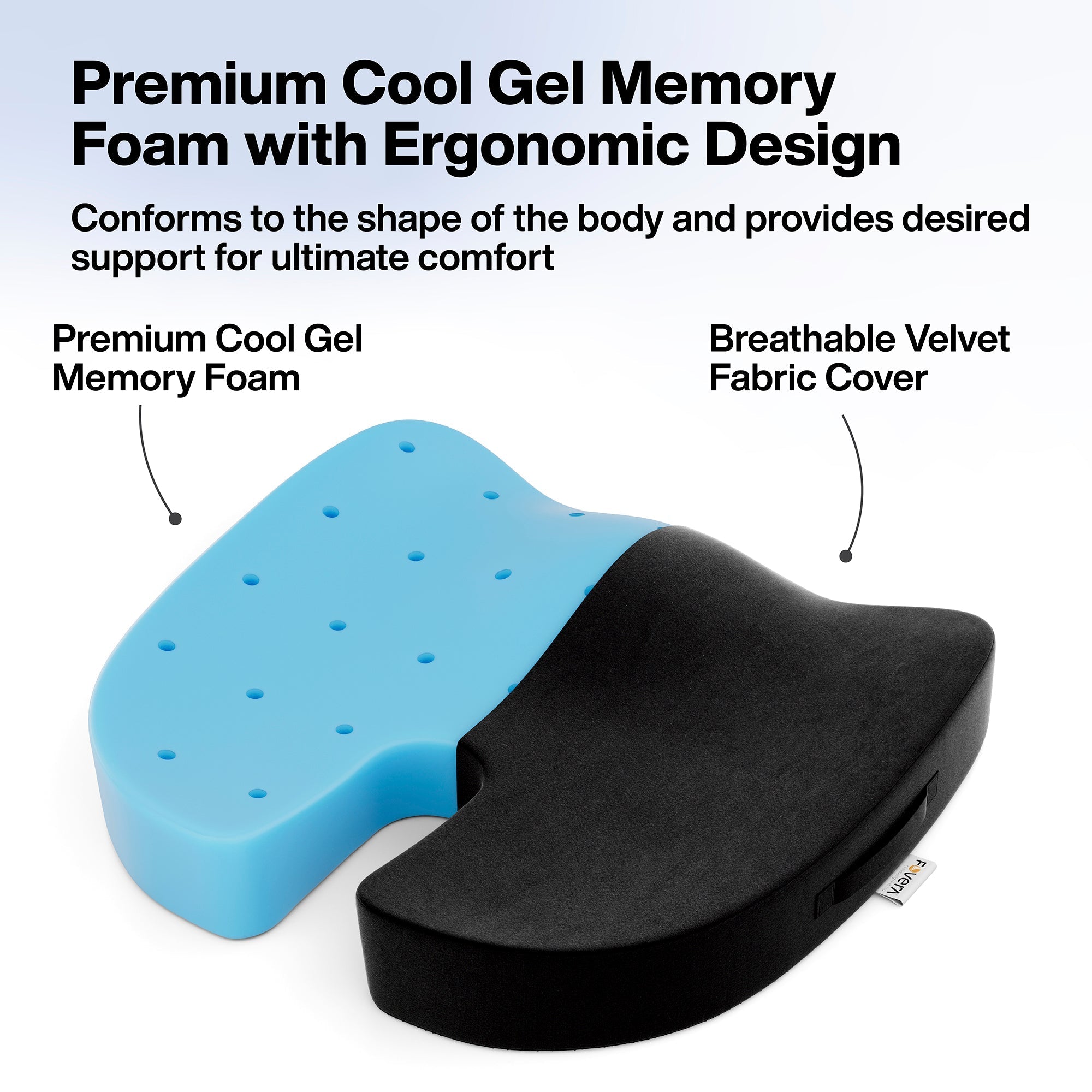 Buy Memory Foam Coccyx Seat Cushion for Tailbone Pain Relief Ð For