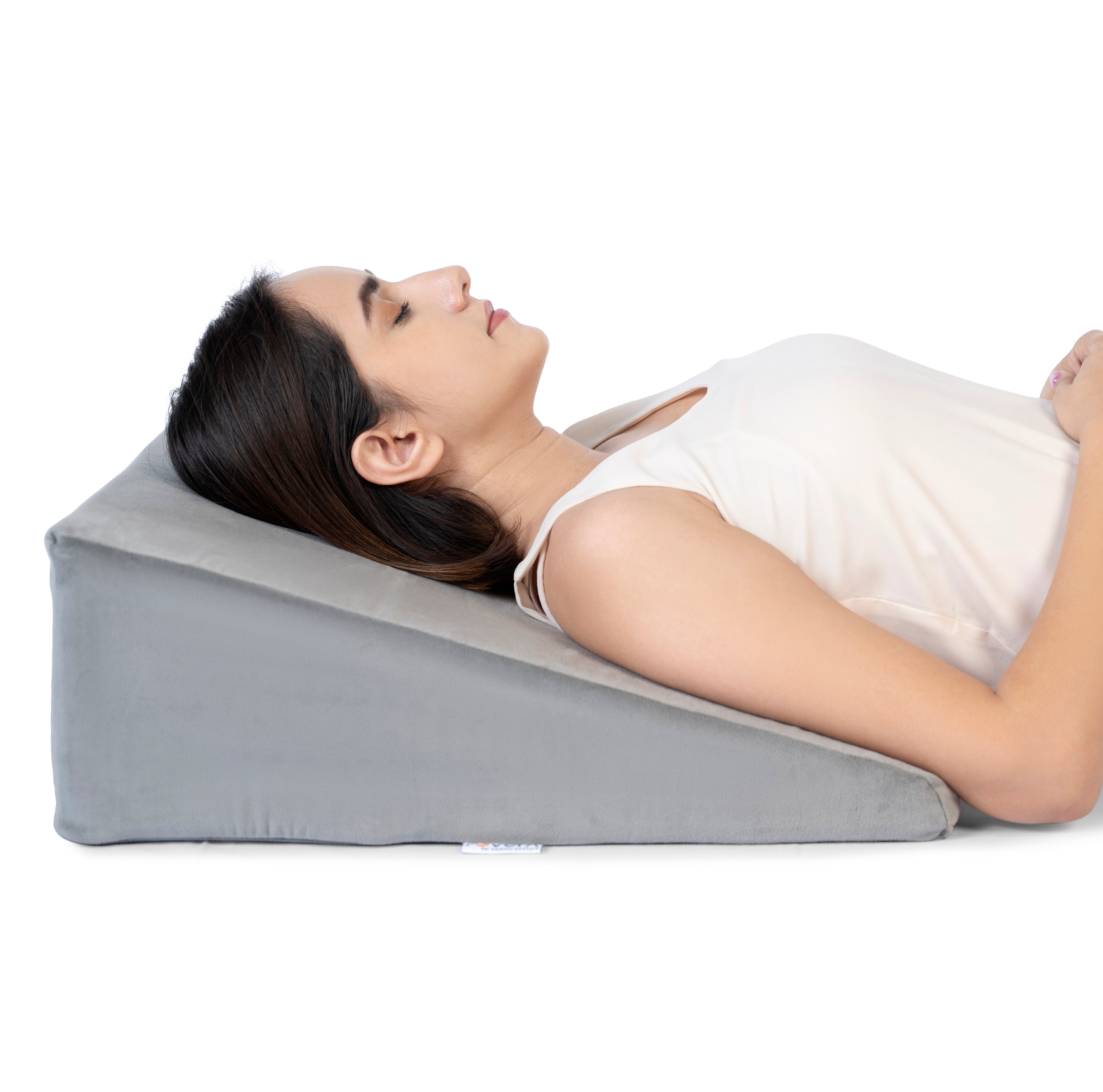 Multi Purpose Bed Wedge Pillow - Memory Foam Top