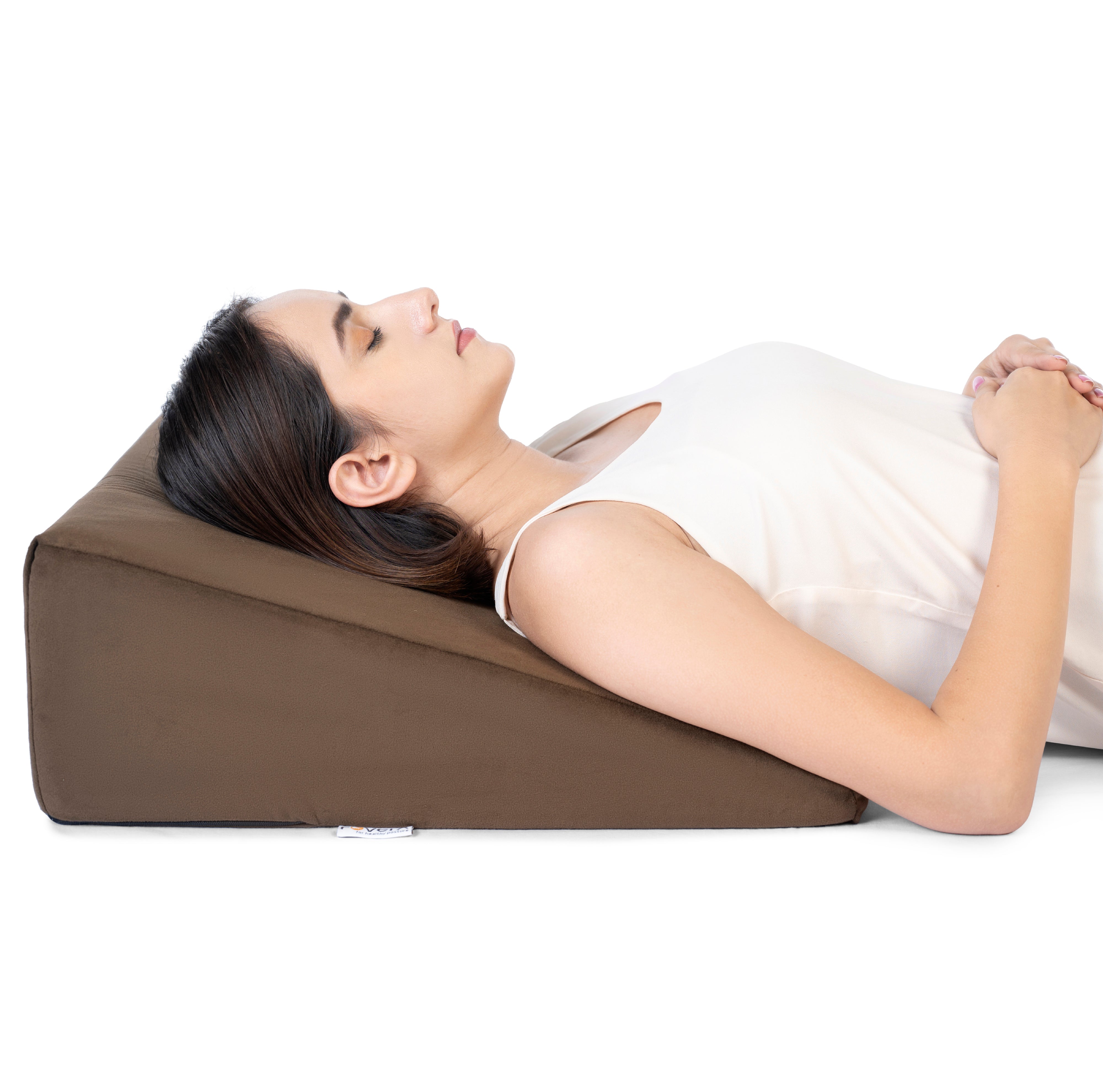 Multi Purpose Bed Wedge Pillow - Memory Foam Top