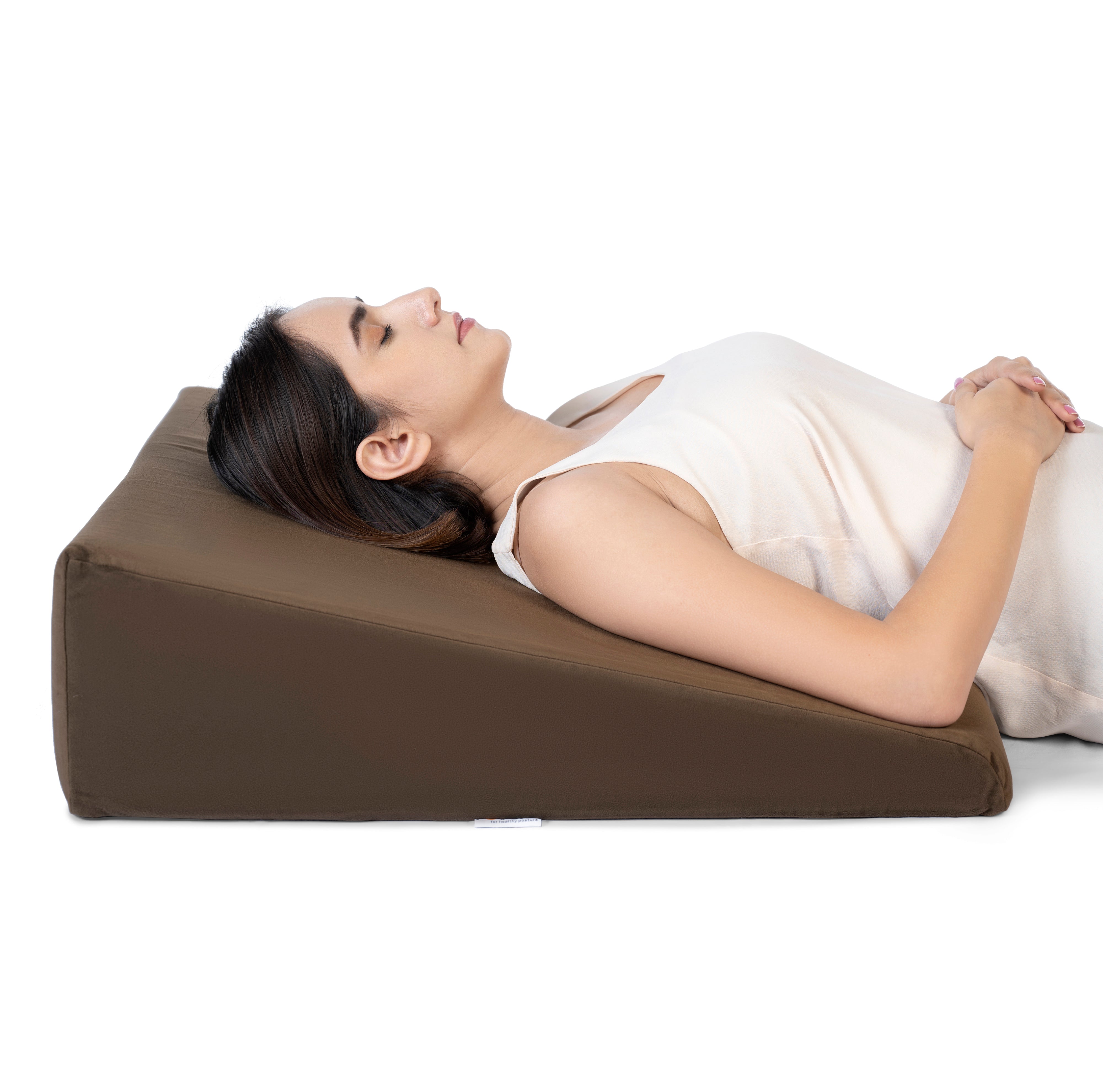 Multi Purpose Bed Wedge Pillow - Memory Foam Top