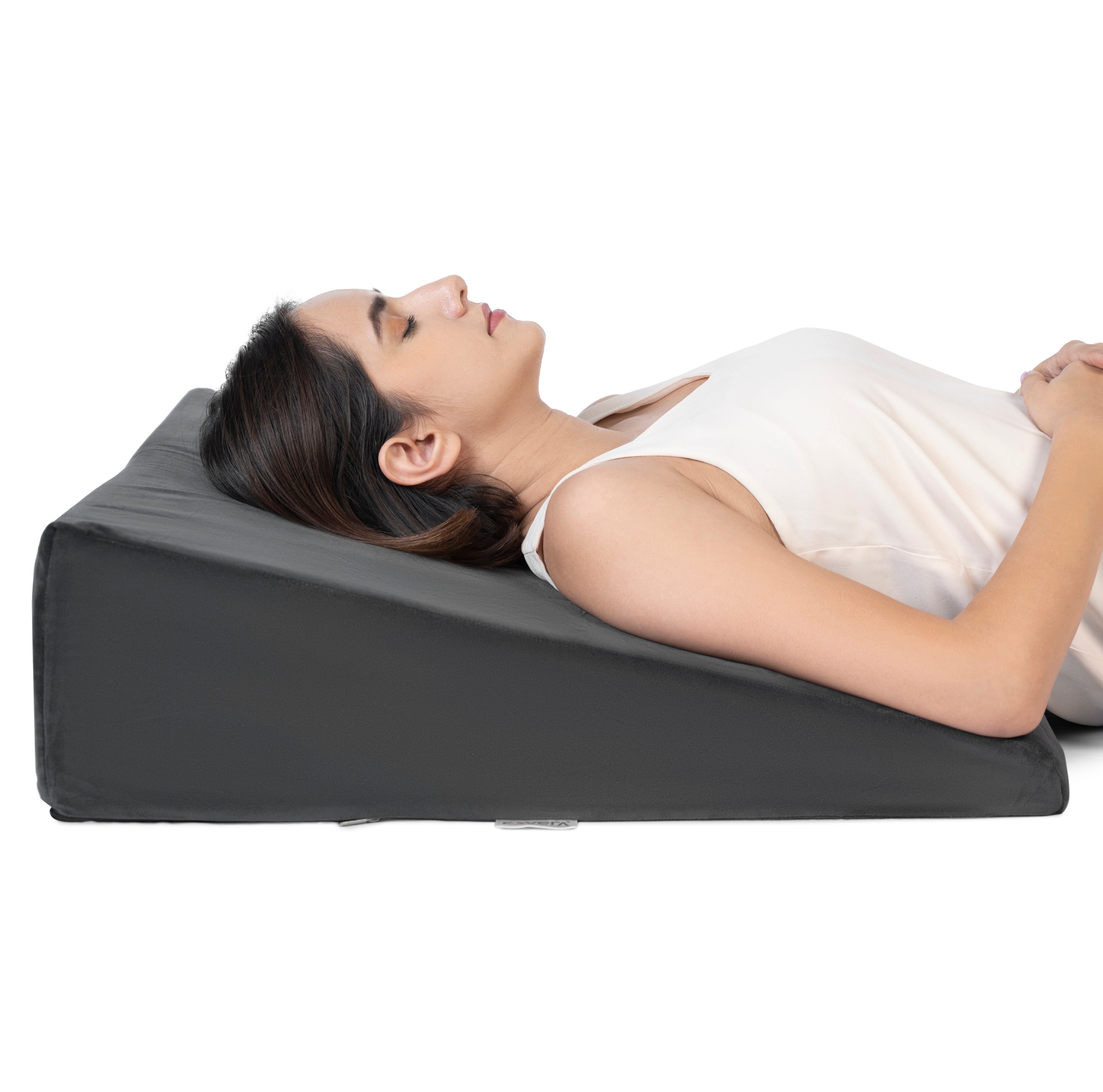 Multi Purpose Bed Wedge Pillow - Memory Foam Top