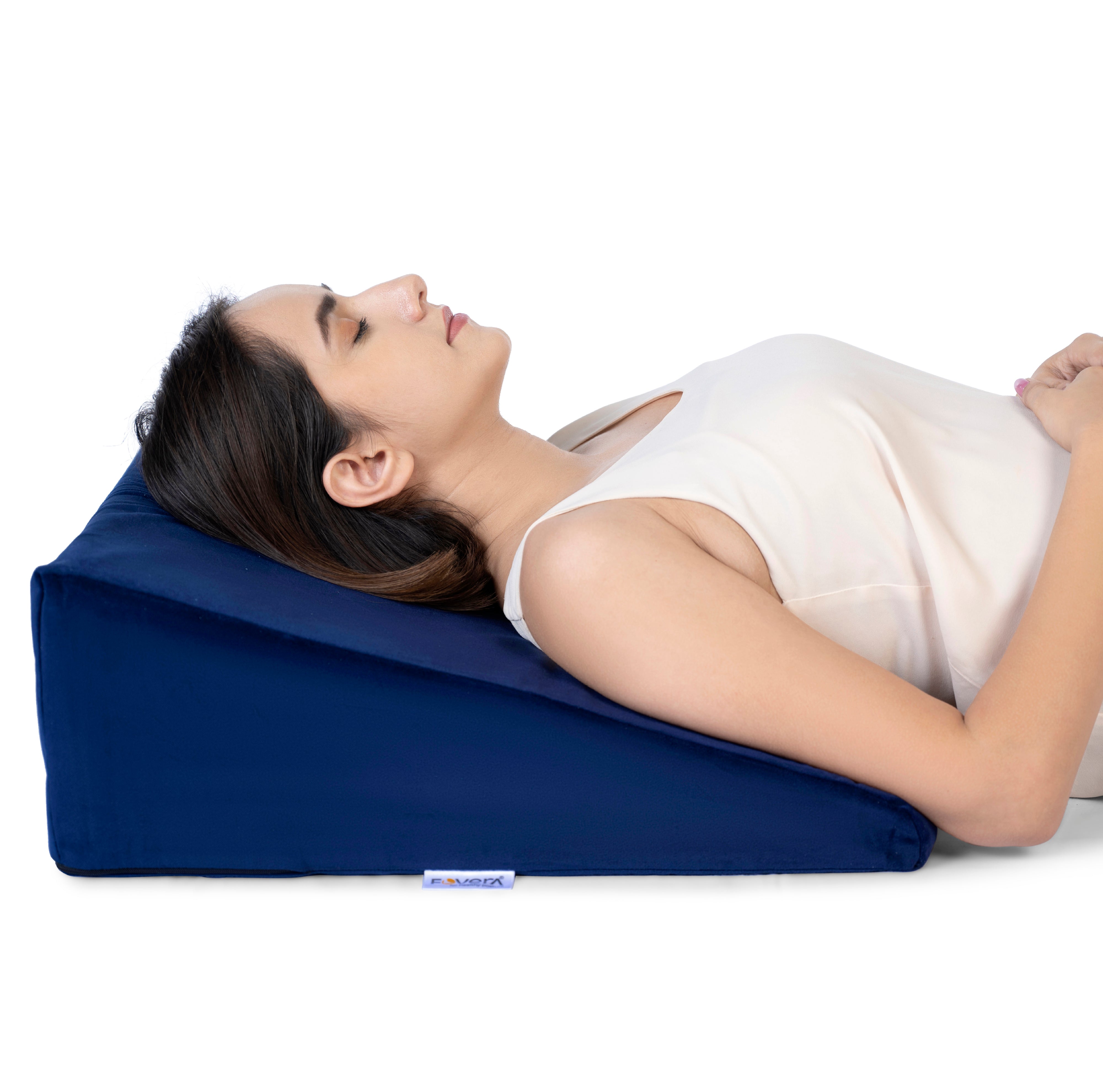 Multi Purpose Bed Wedge Pillow - Memory Foam Top