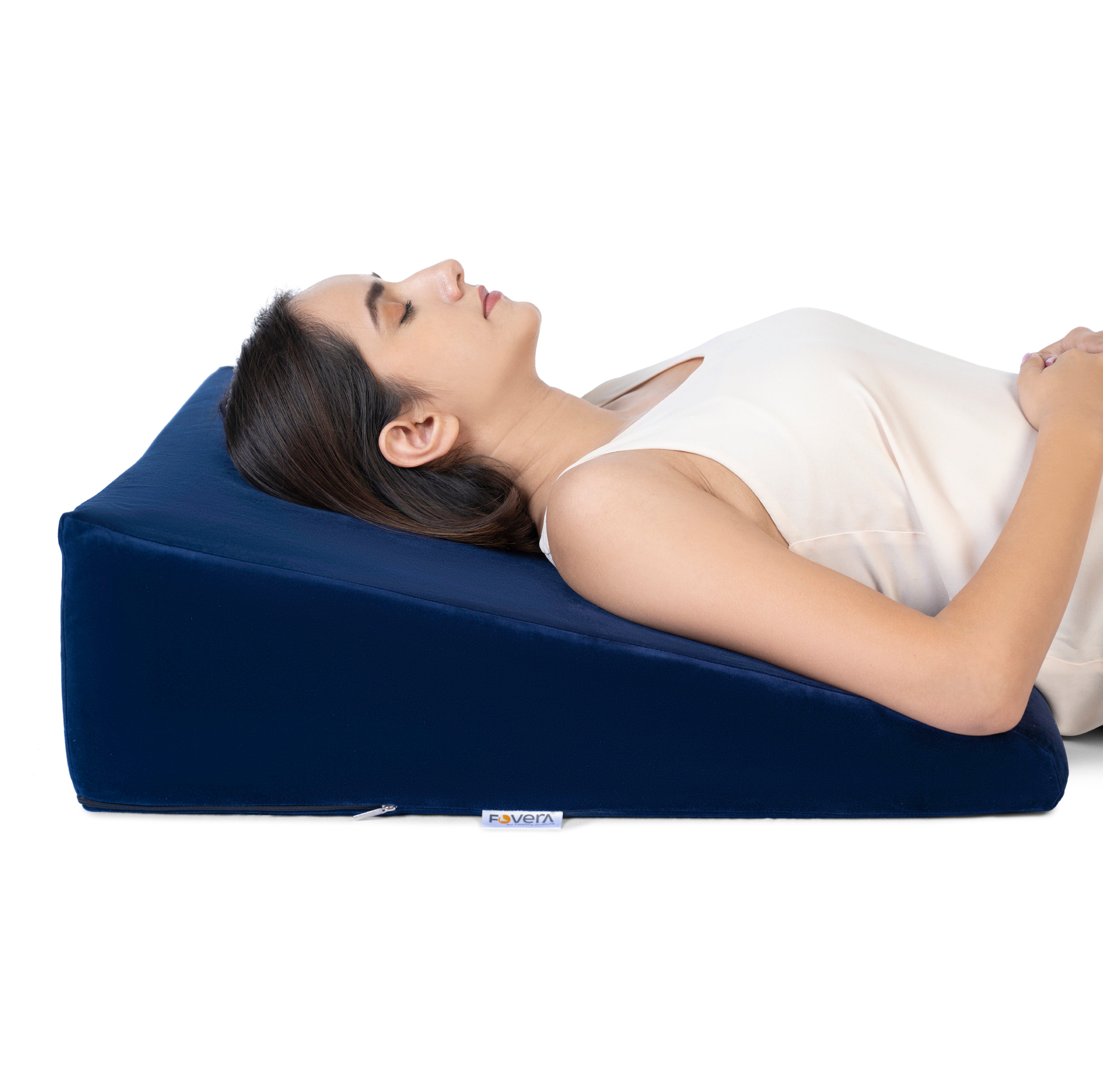 Multi Purpose Bed Wedge Pillow - Memory Foam Top