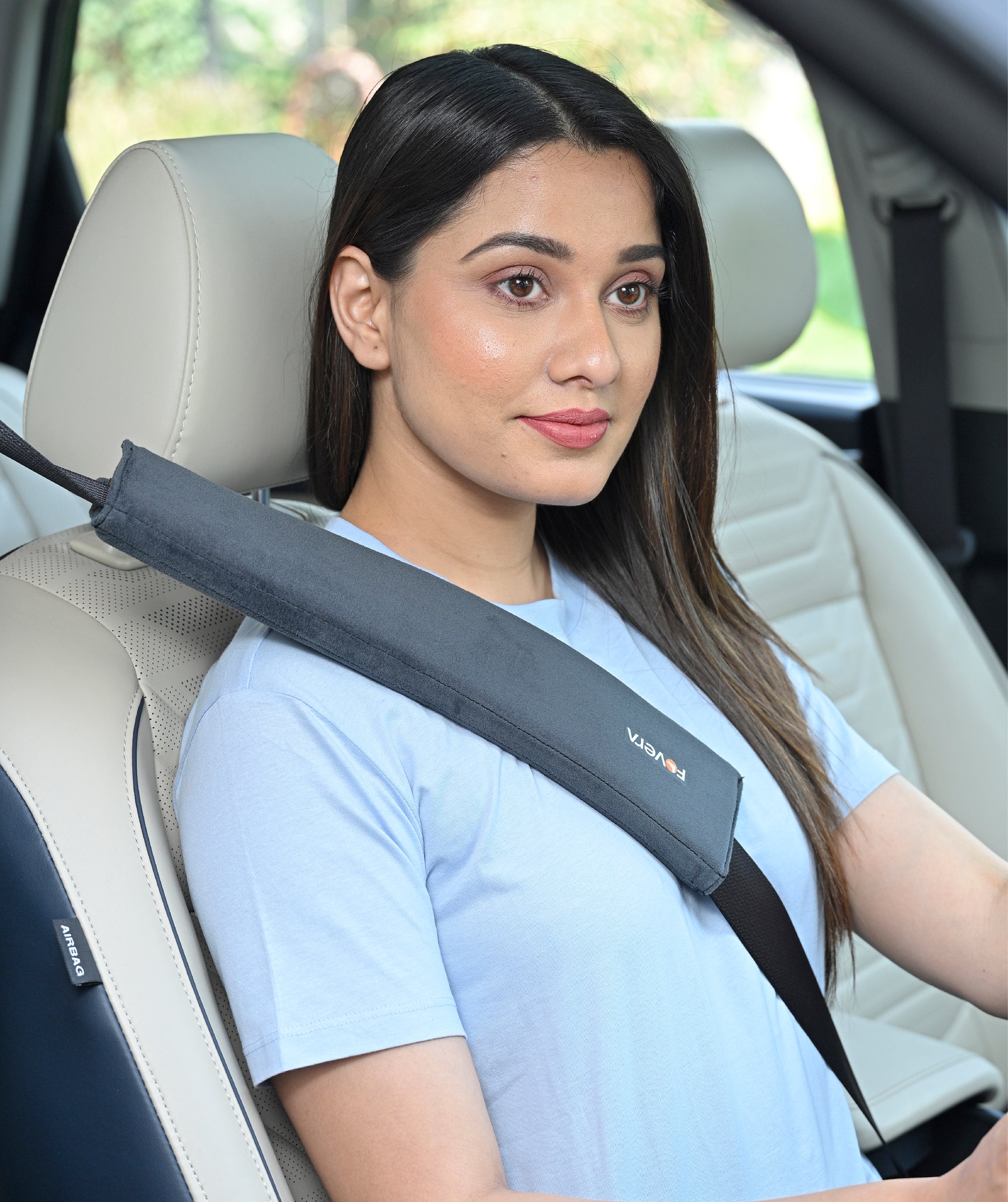 Car Seat Belt Shoulder Pads (Pack of 2) for Comfortable Driving