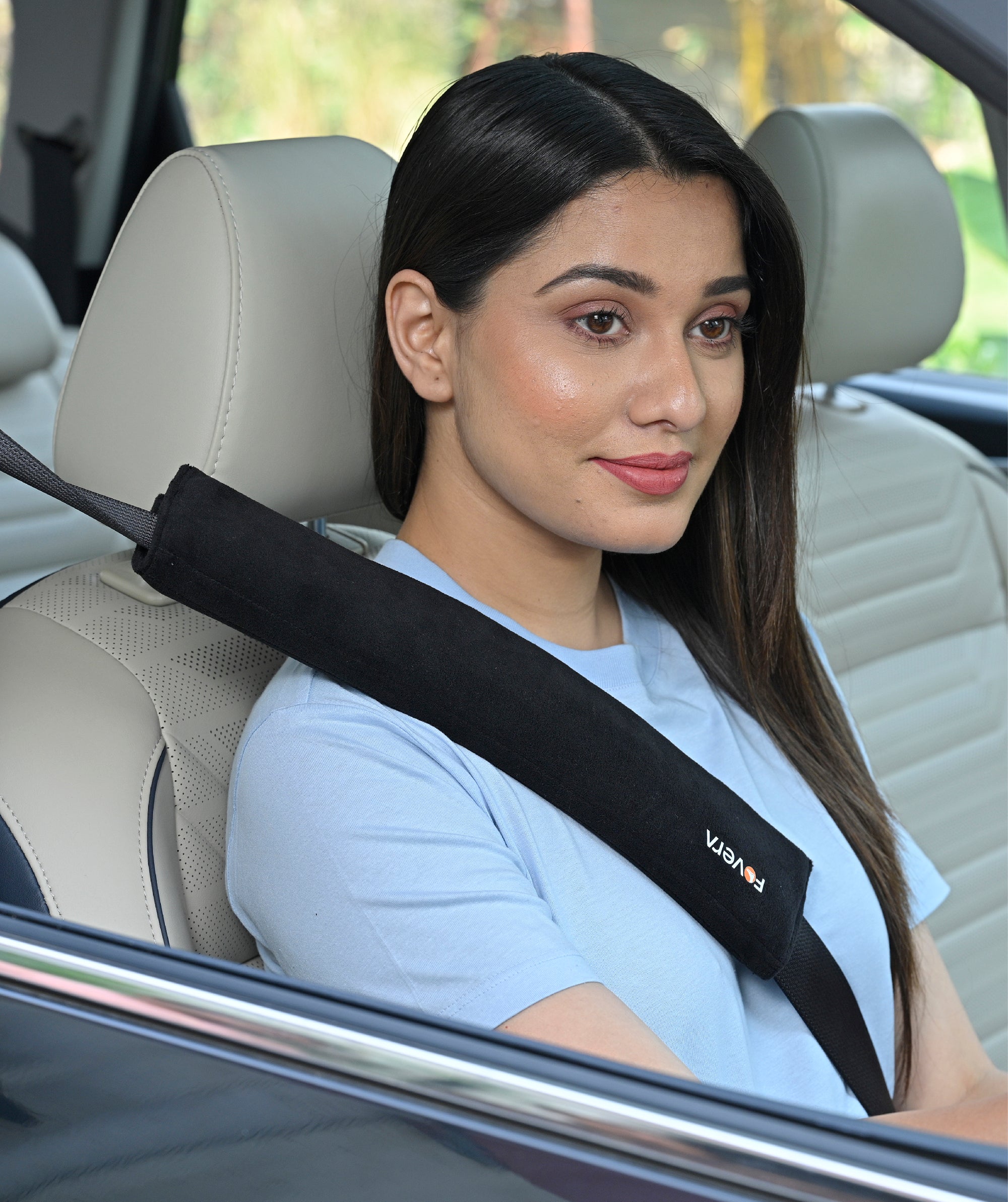 Car Seat Belt Shoulder Pads (Pack of 2) for Comfortable Driving