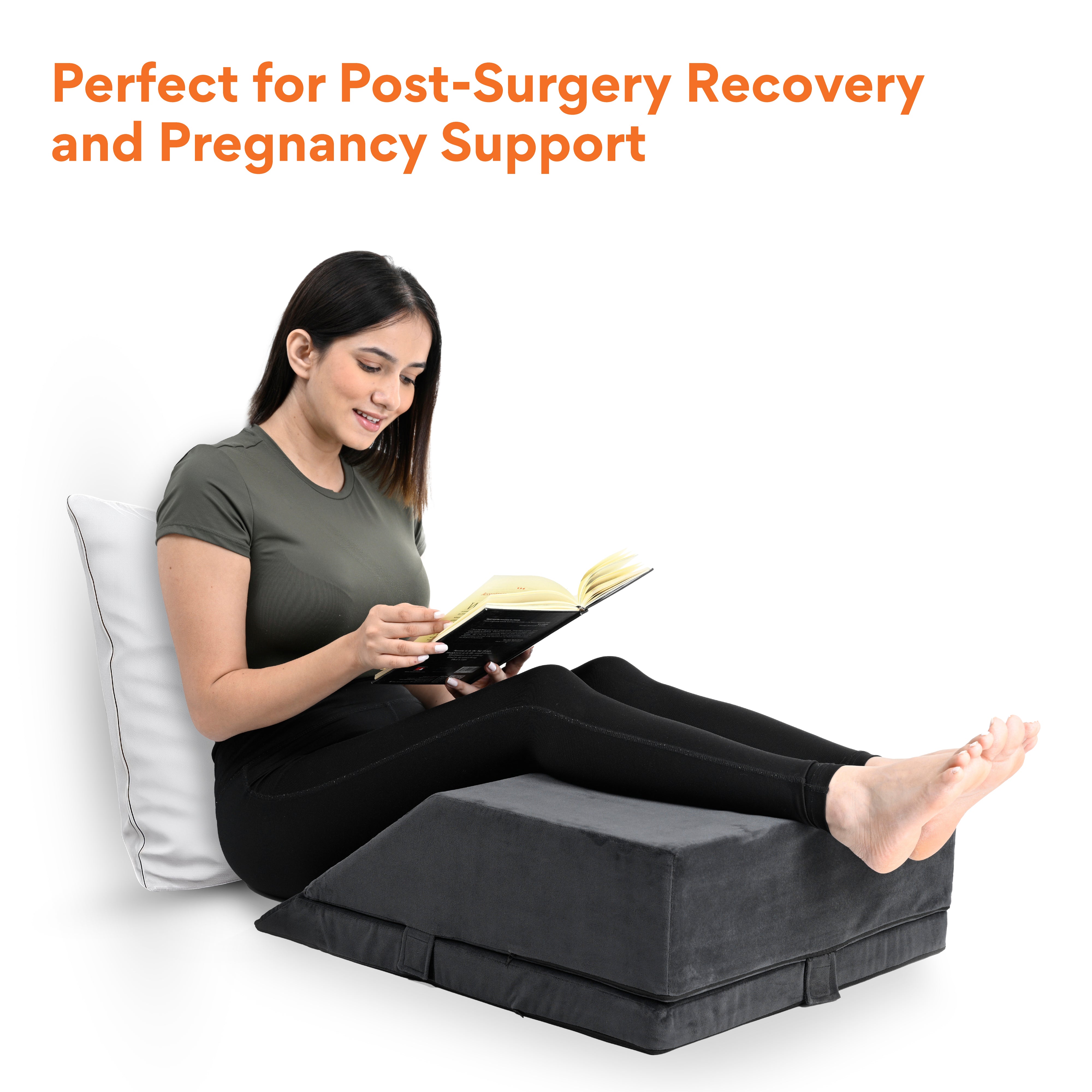 Adjustable Leg Elevator Pillow for Leg, Hip & Knee Pain Relief