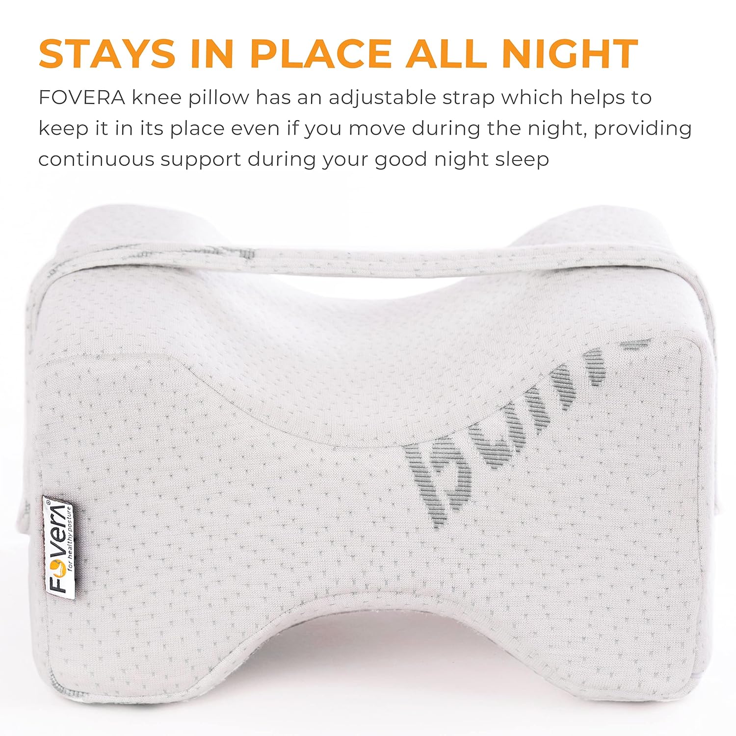 Memory Foam Leg Pillow for Joint Pain Relief Side Sleeping Thigh Pillow -  Honest FulPhilment