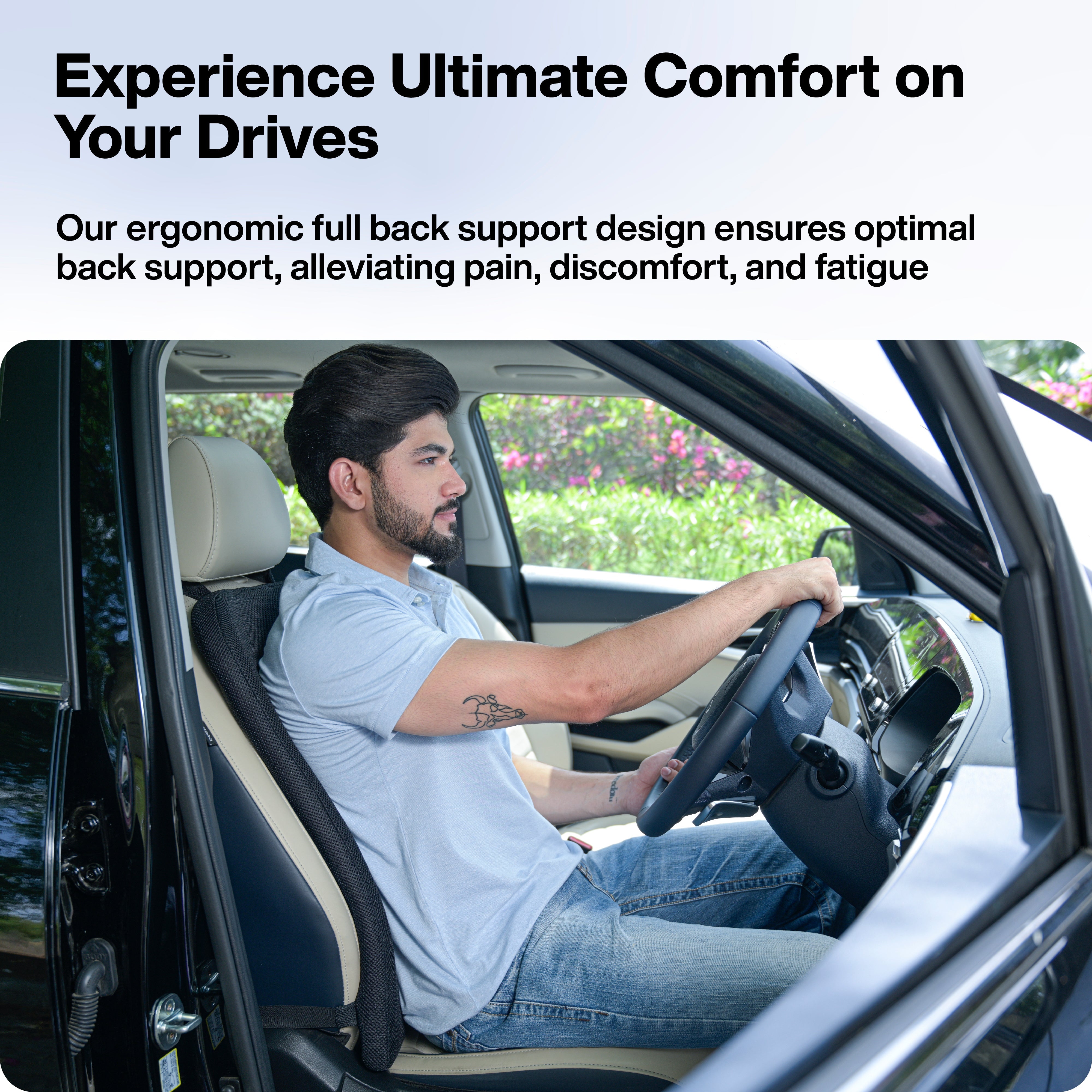Car Comfort Layer Seat-Back Memory Foam Cushion