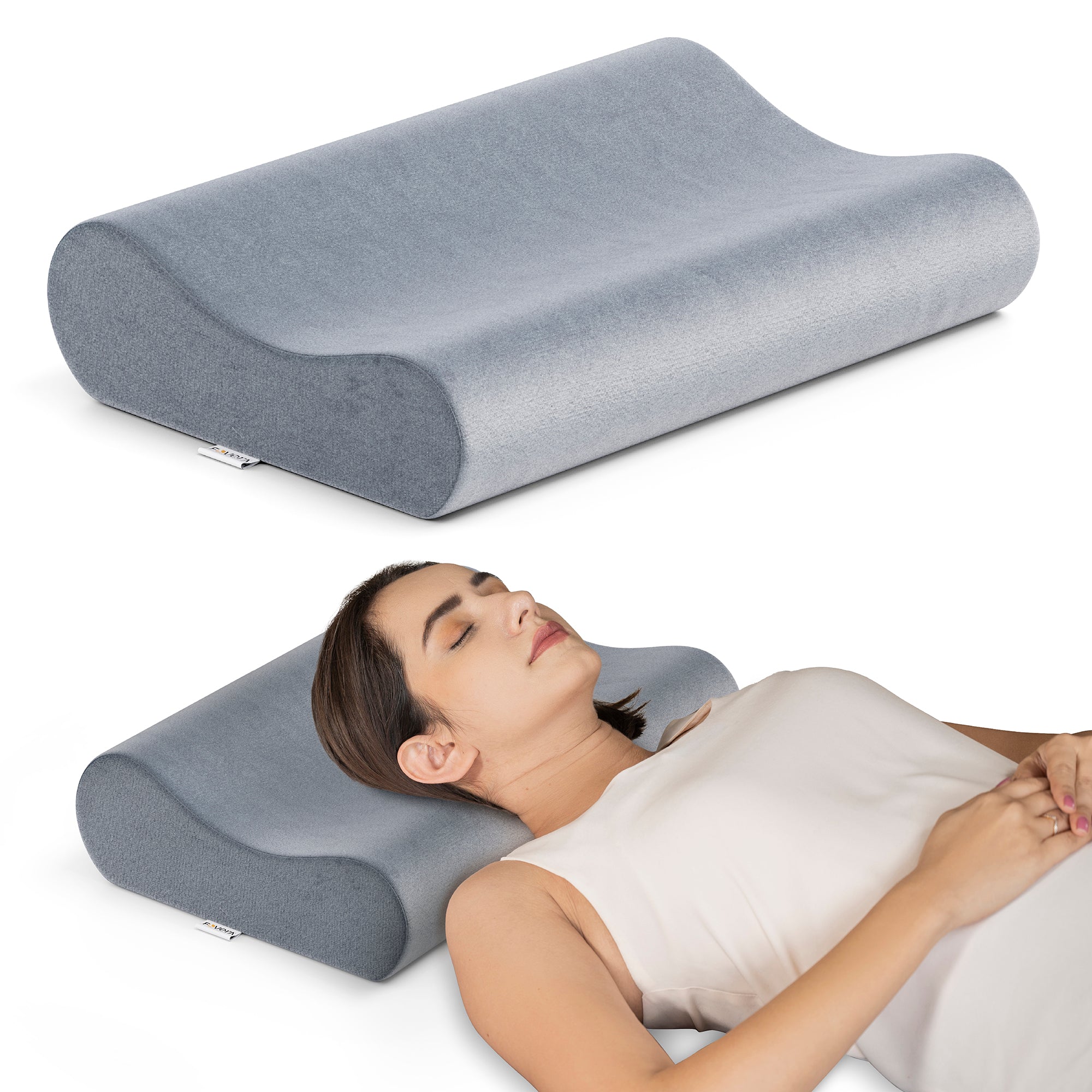 FOVERA Orthopedic Soft Contour Cervical Pillow