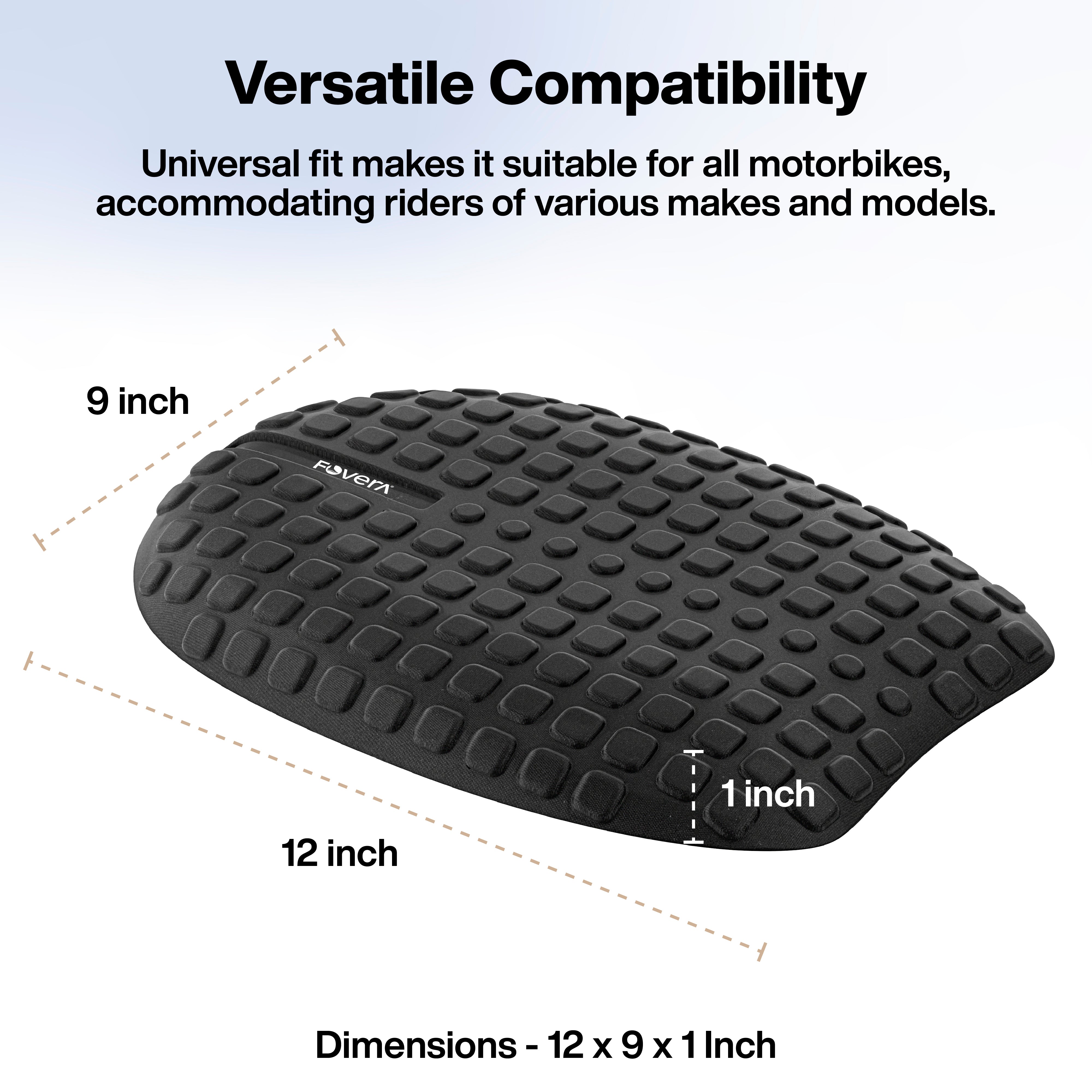 FOVERA Motorcycle Gel Seat Cushion