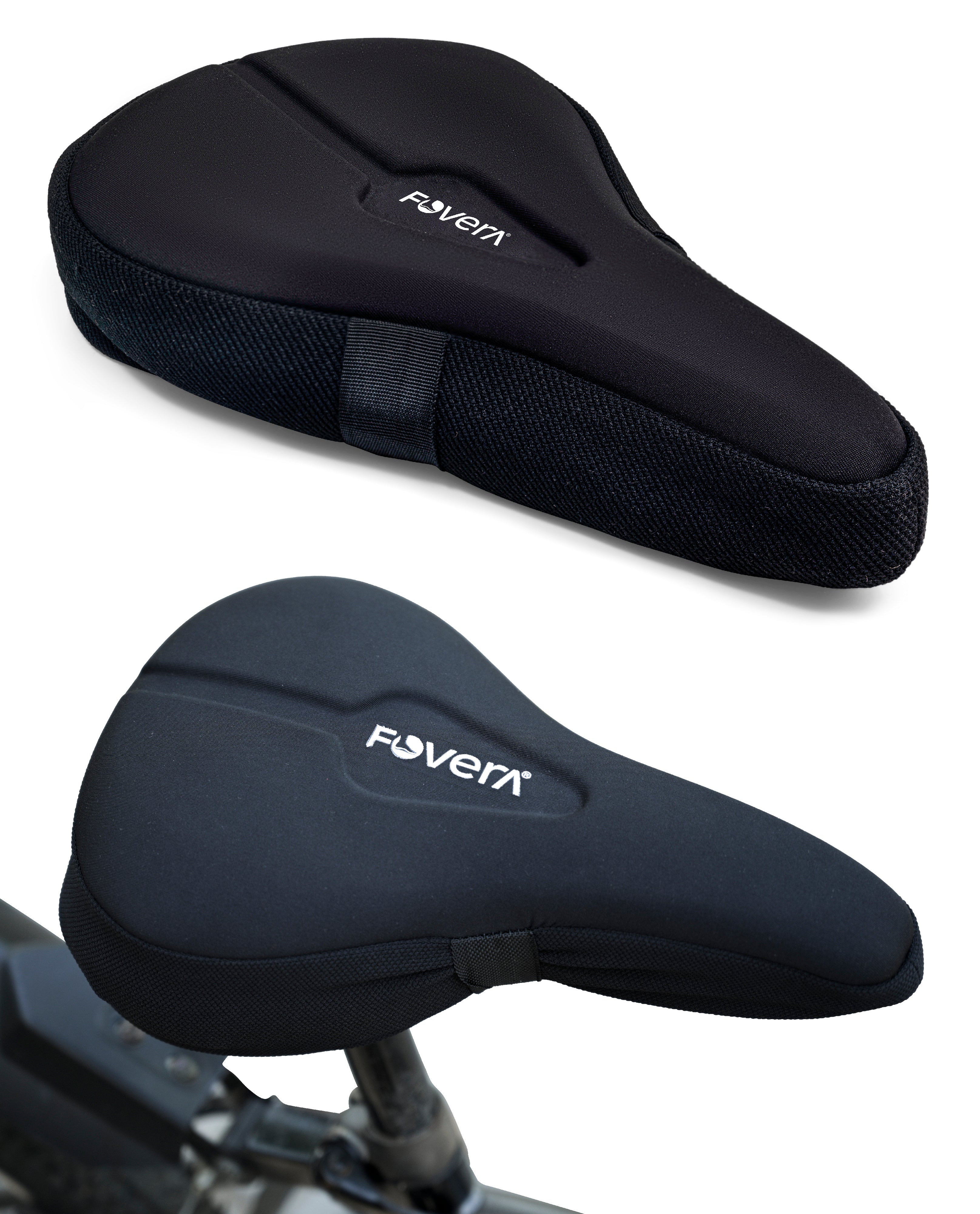FOVERA Gel Bicycle Saddle Seat Cushion Cover