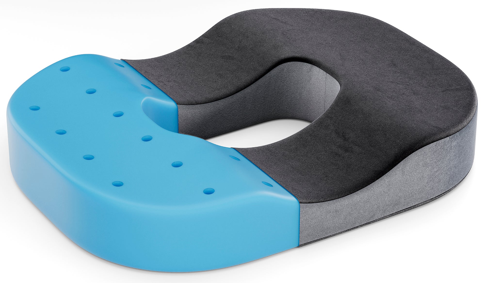 FOVERA Orthopedic Memory Foam Donut Seat Cushion Pillow for Piles