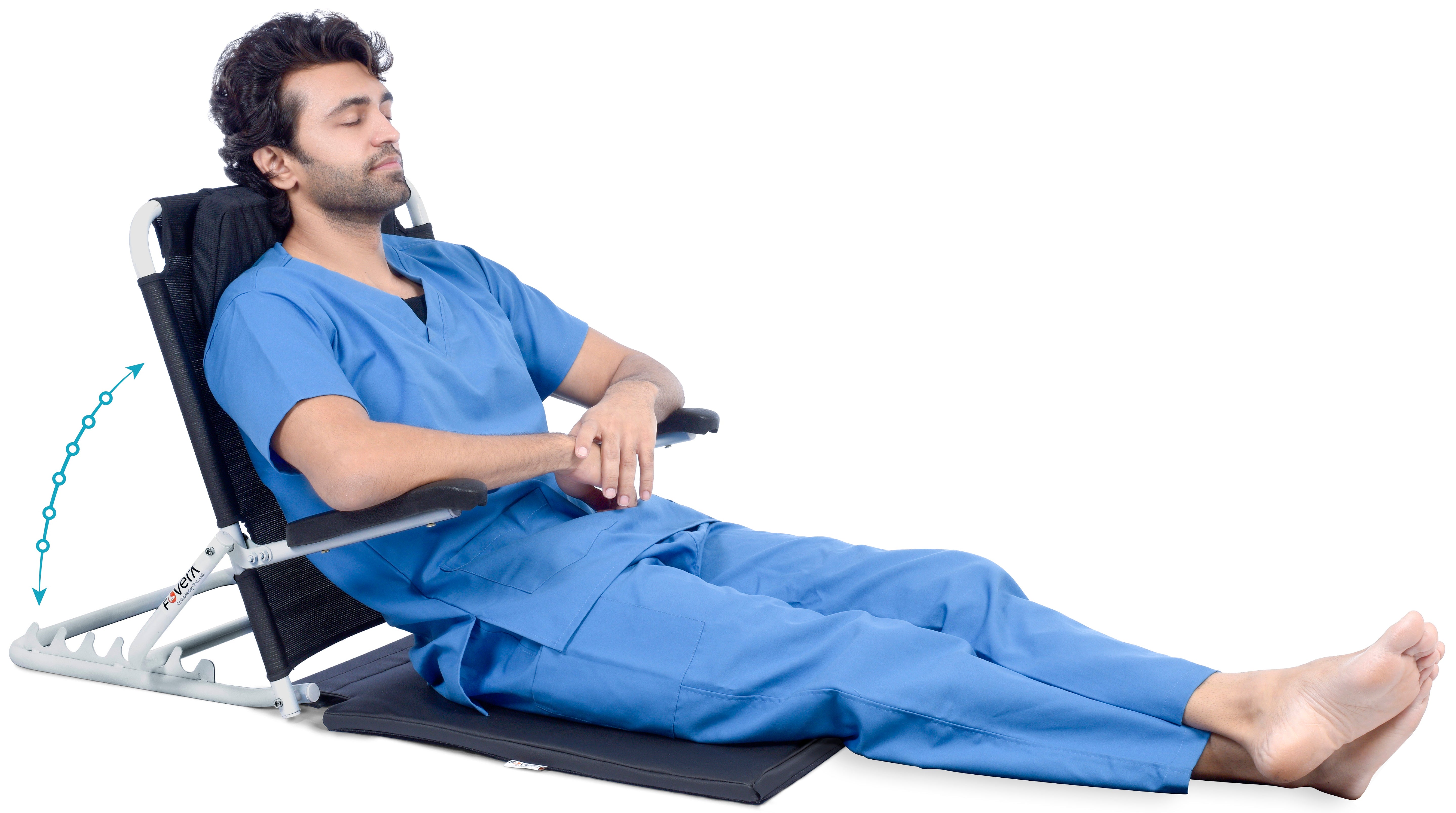 Adjustable Hospital Back Support for Bed with Arm Rest (Advanced)