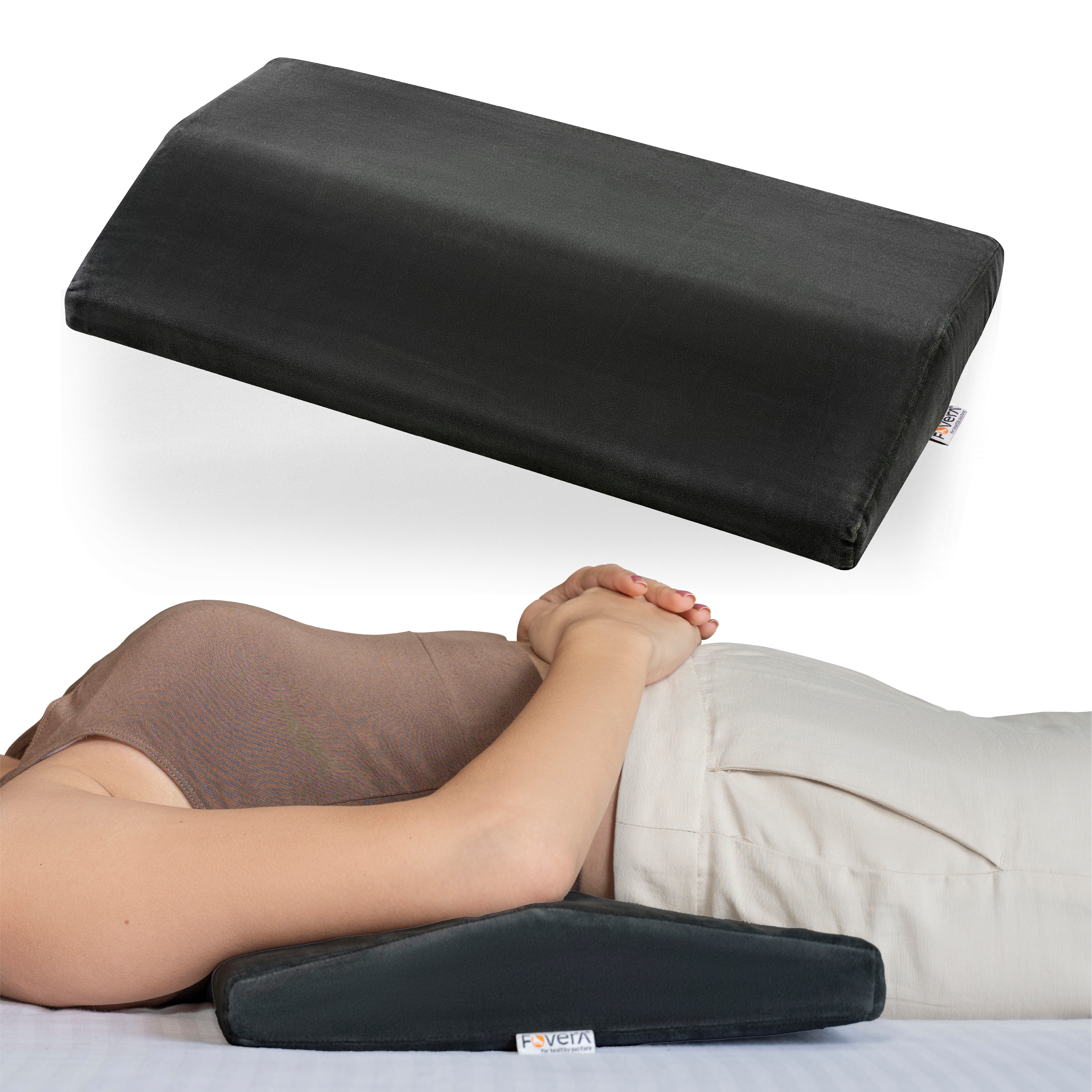 Lumbar Pillow for Sleeping - Back Pain, Nerve Pain, Pregnancy, and Hip Pain Relief