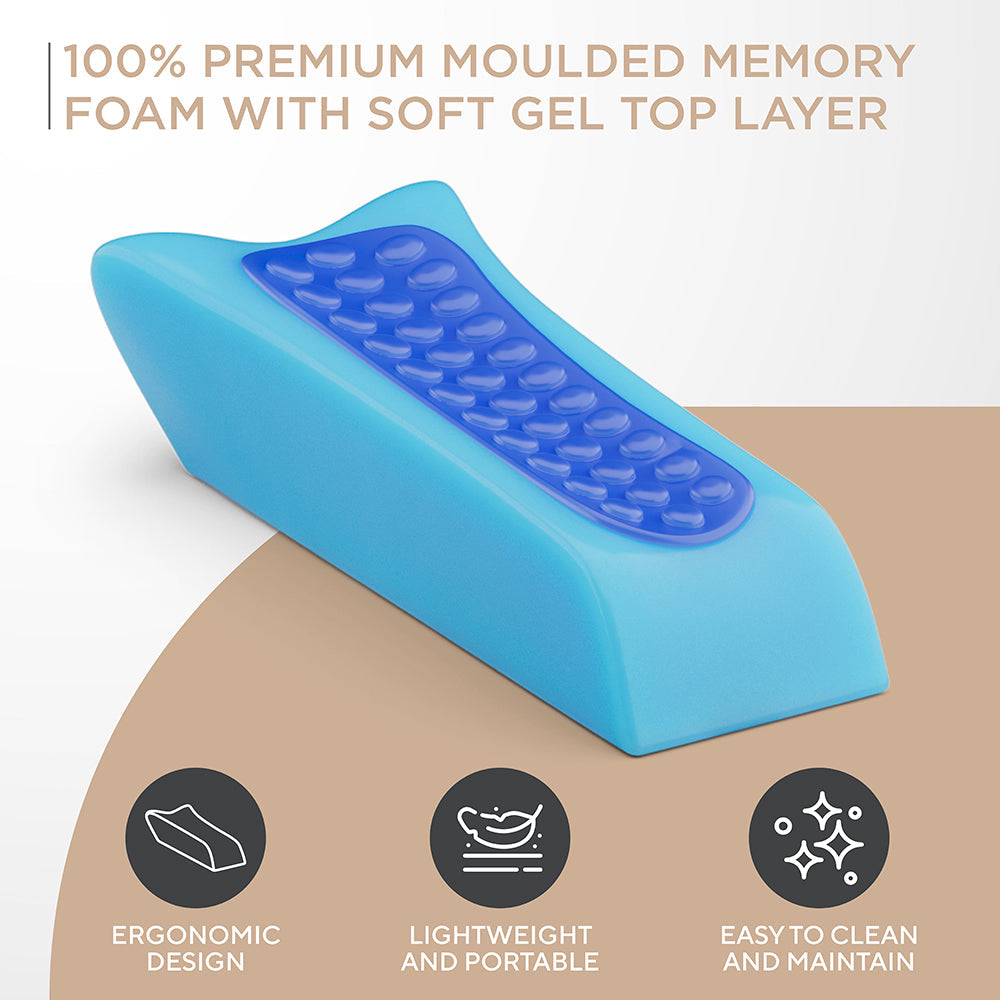 Gel and Memory Foam Armrest Pads for Office & Gaming Chair