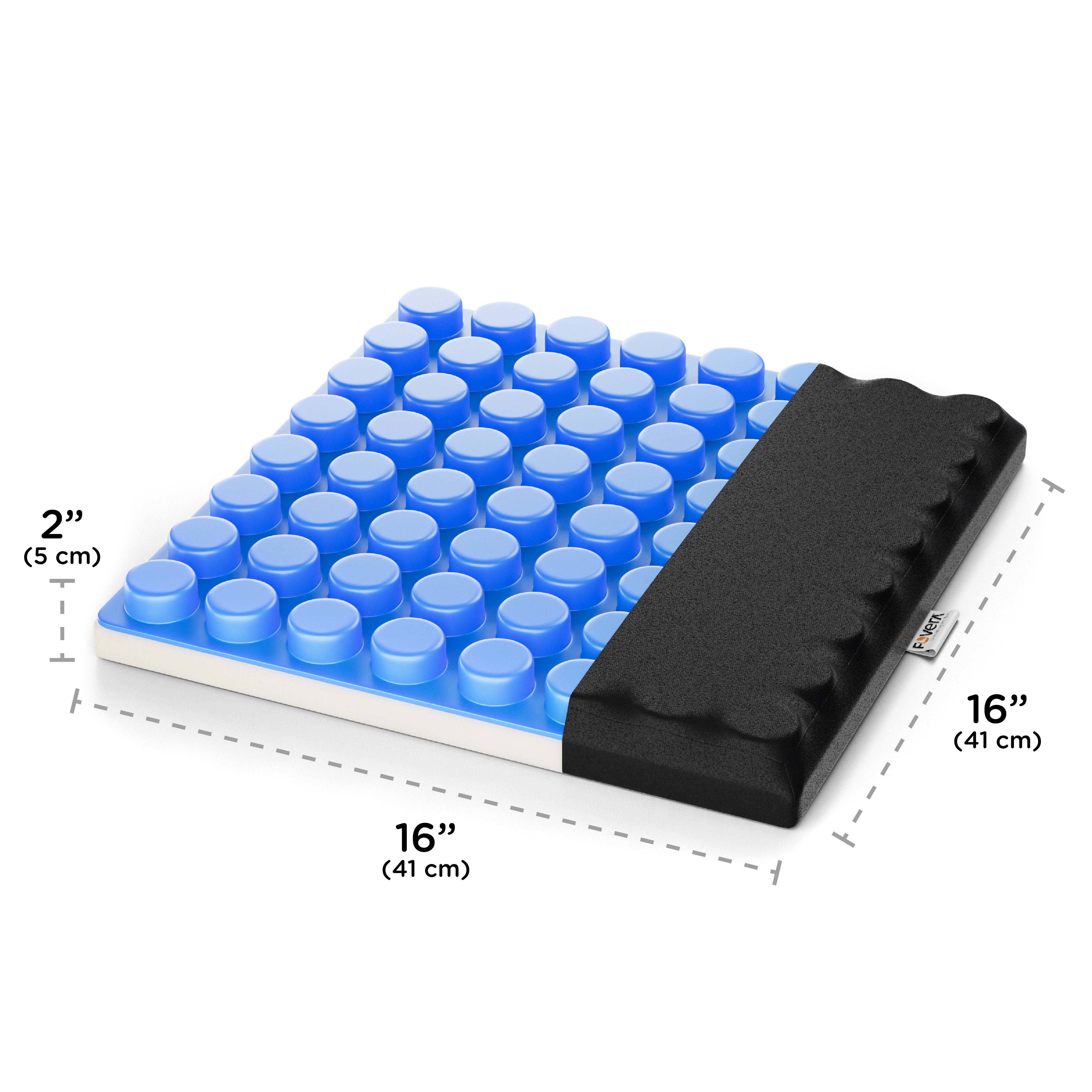Premium Gel Seat Cushion - Prevents Pressure Sores, Sciatica & Coccyx/Tailbone Pain