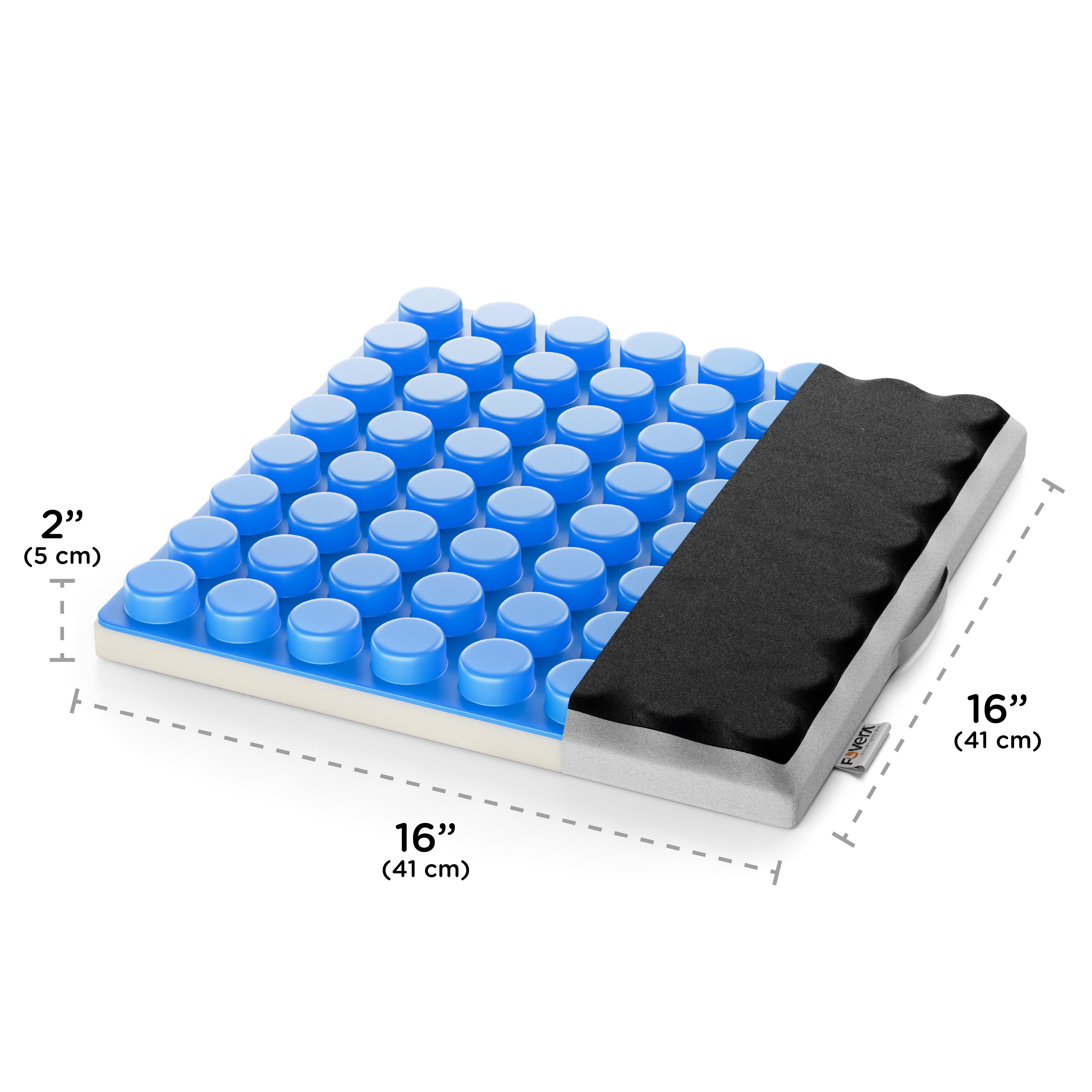 Premium Gel Seat Cushion - Prevents Pressure Sores, Sciatica & Coccyx/Tailbone Pain