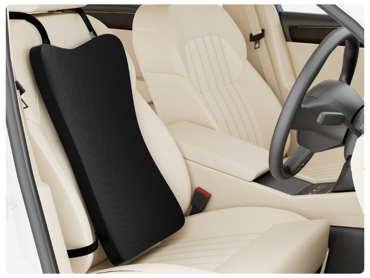 Designed to Promote Healthy Posture and Reduce Back Pain While Driving