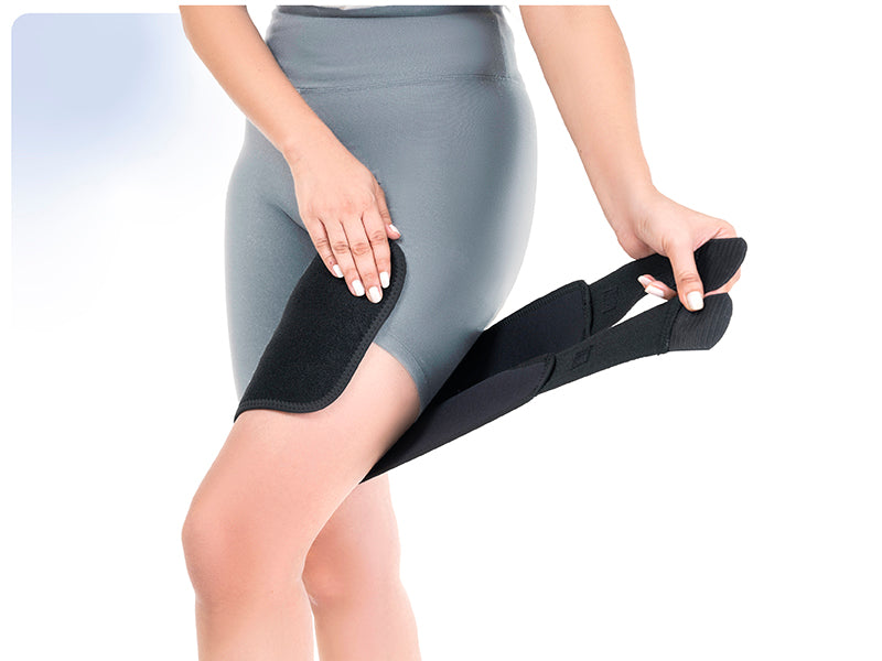 Adjustable Thigh Support Brace - Hamstring Quad Wrap – Fovera