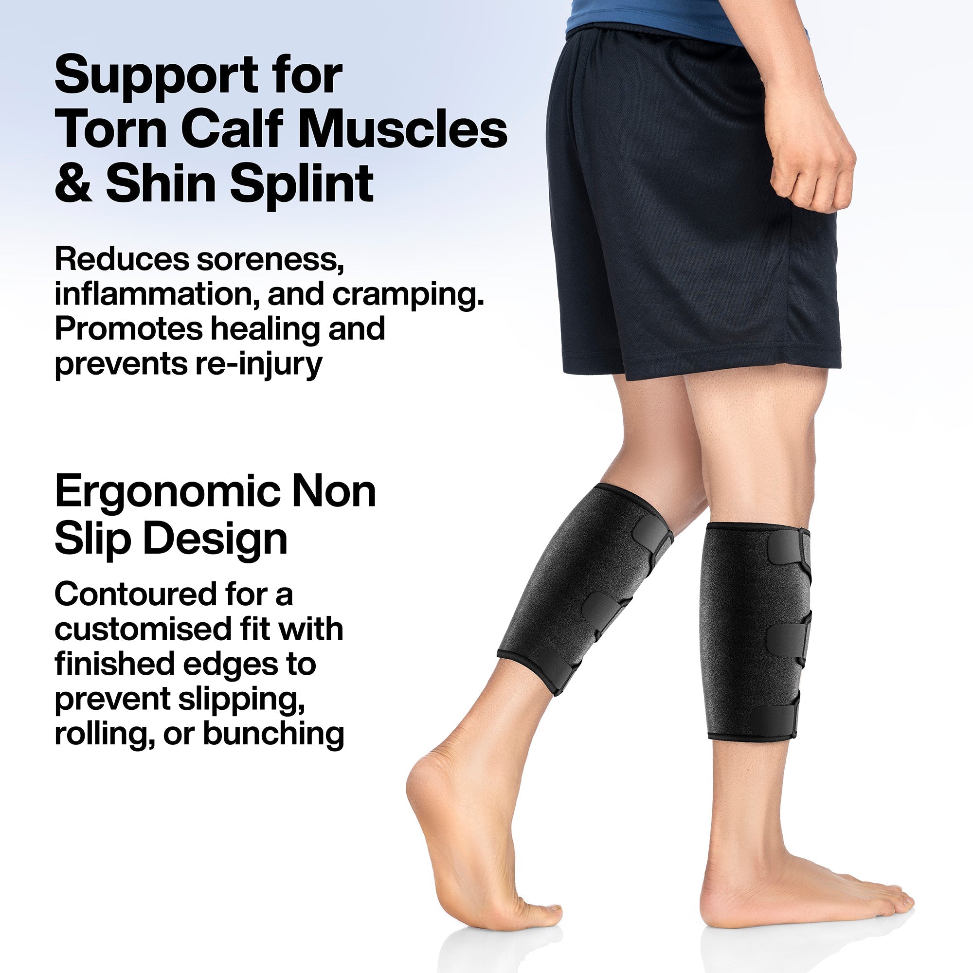 FOVERA Adjustable Calf Support Brace