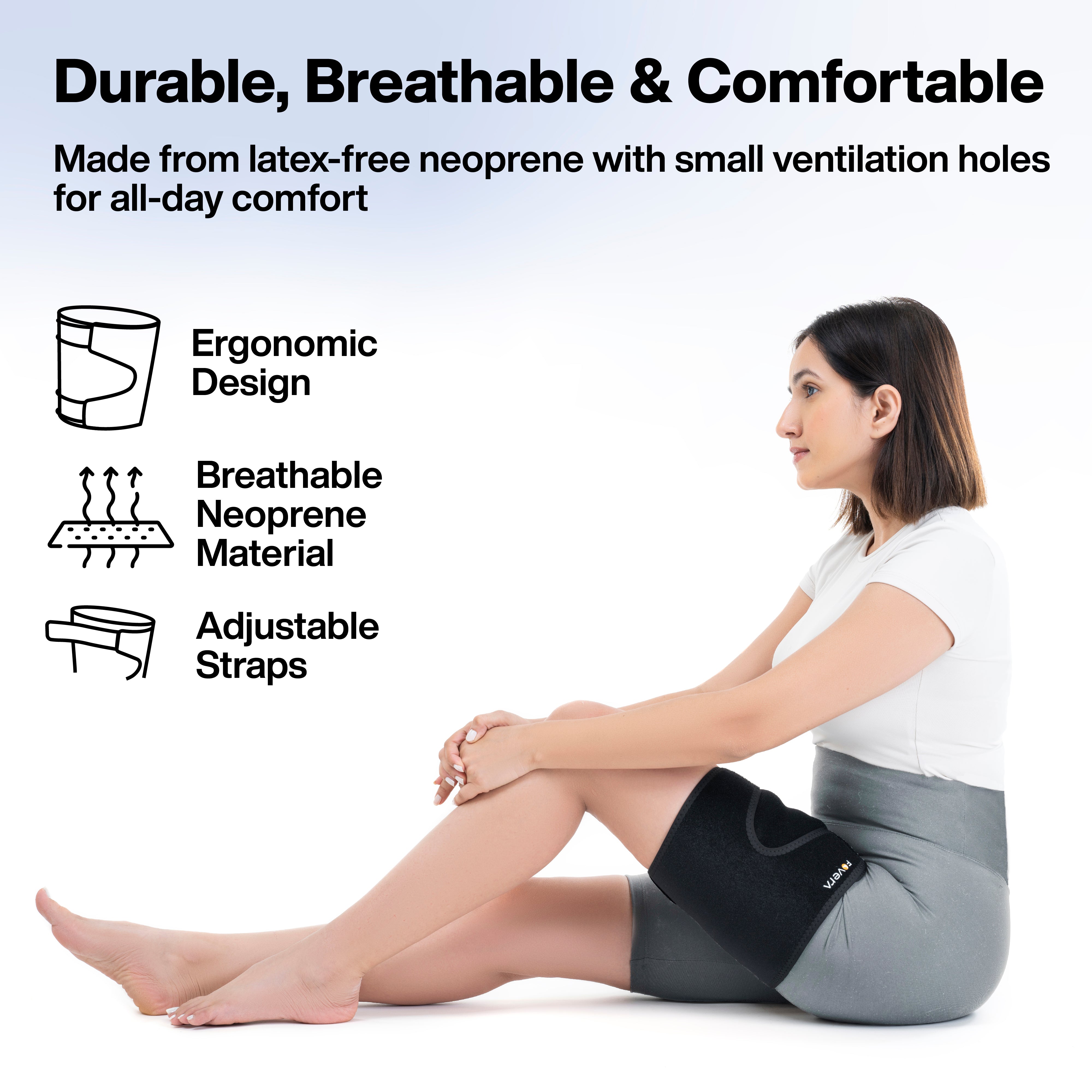Adjustable Thigh Support Brace - Hamstring Quad Wrap