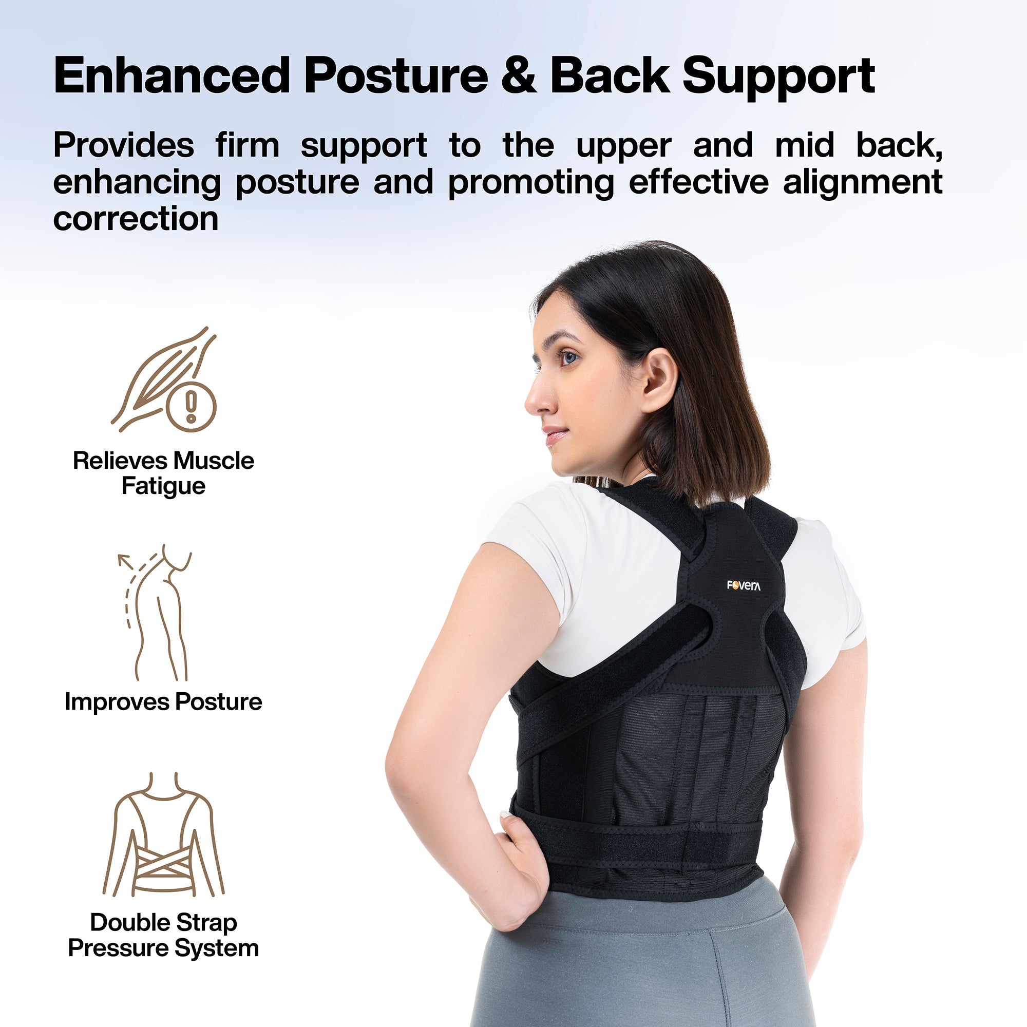 FOVERA Posture Corrector for Women and Men (Full)