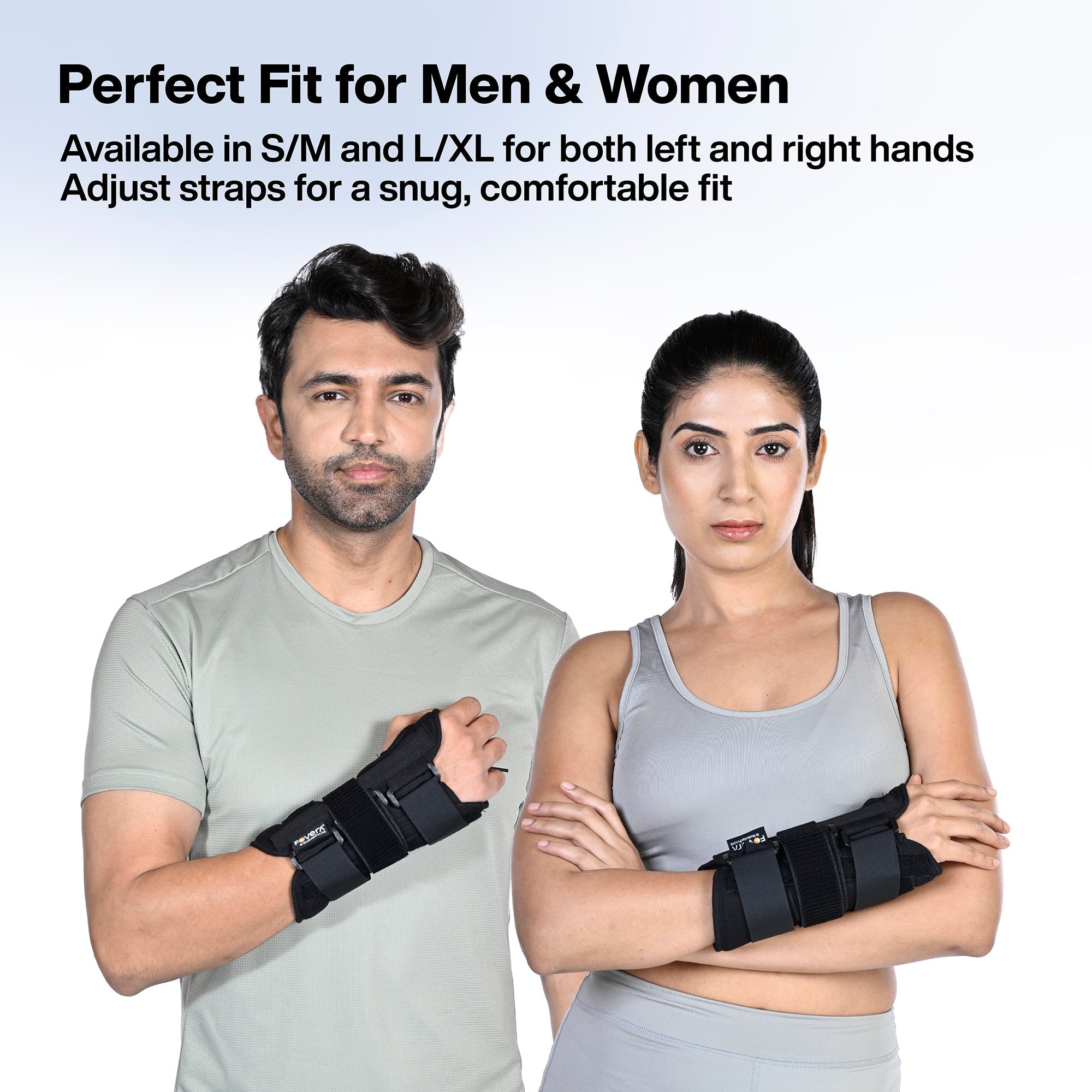Wrist Splint Brace for Carpal Tunnel, Adjustable Wrist Support Brace with Splints