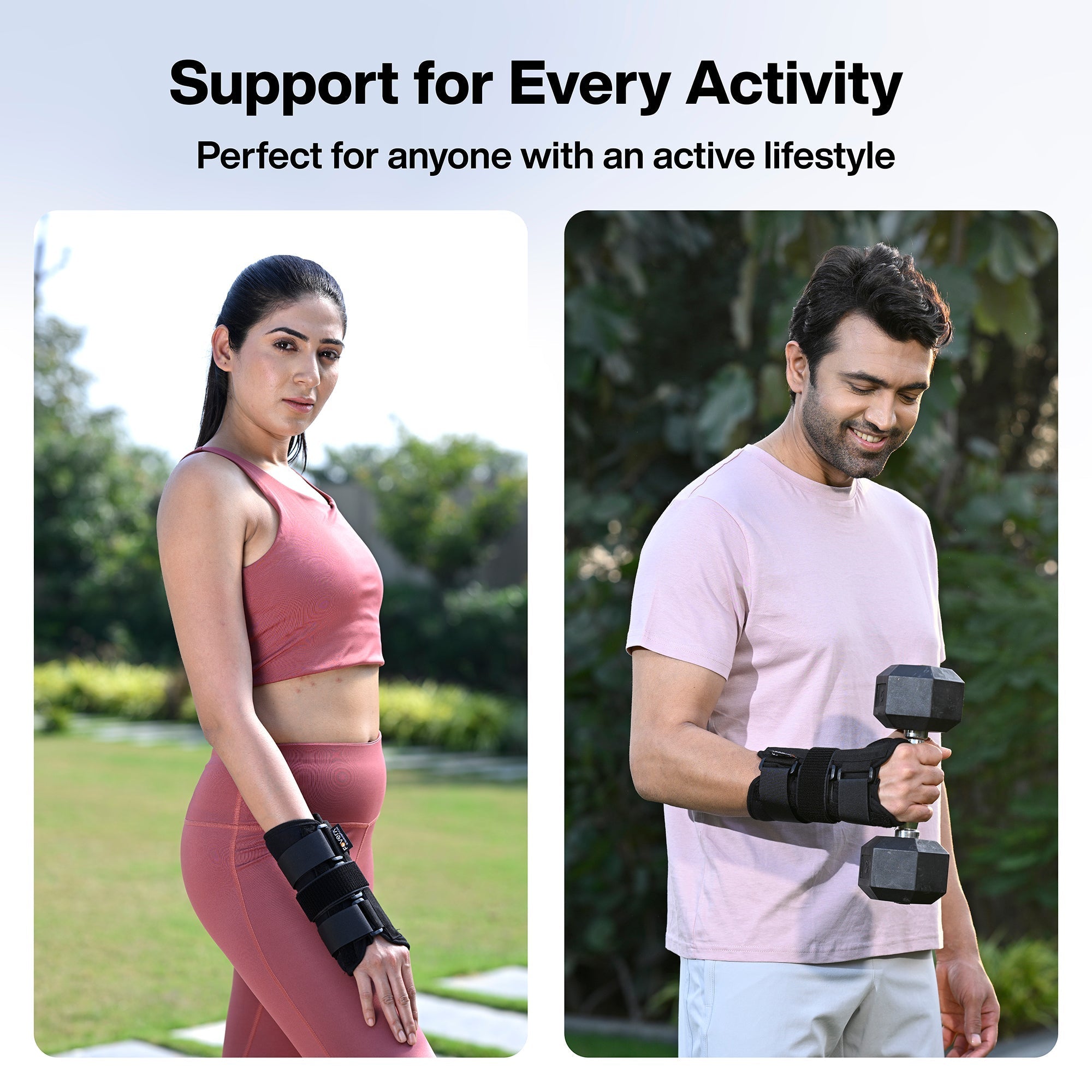 Wrist Splint Brace for Carpal Tunnel, Adjustable Wrist Support Brace with Splints