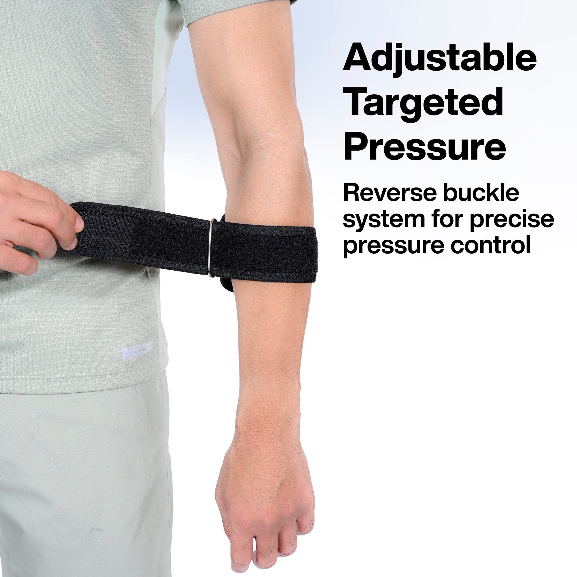 Tennis Elbow Support Brace, Adjustable Elbow Support Strap with Gel Padding for Pain Relief