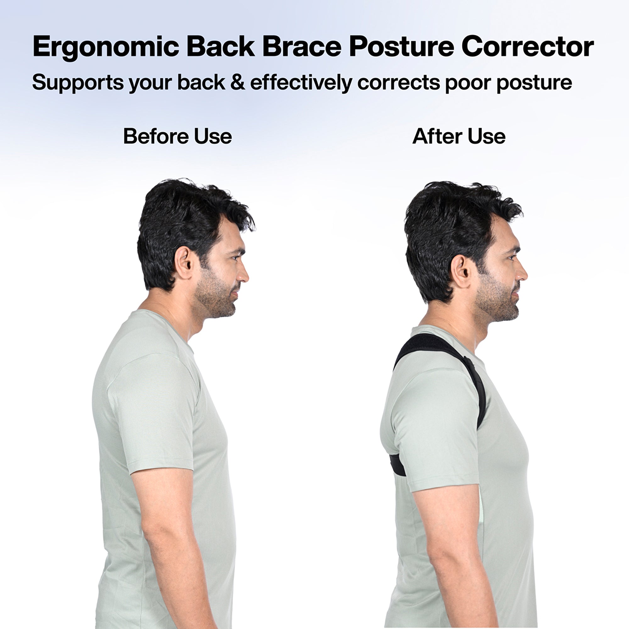 FOVERA Posture Corrector for Men & Women (Half)