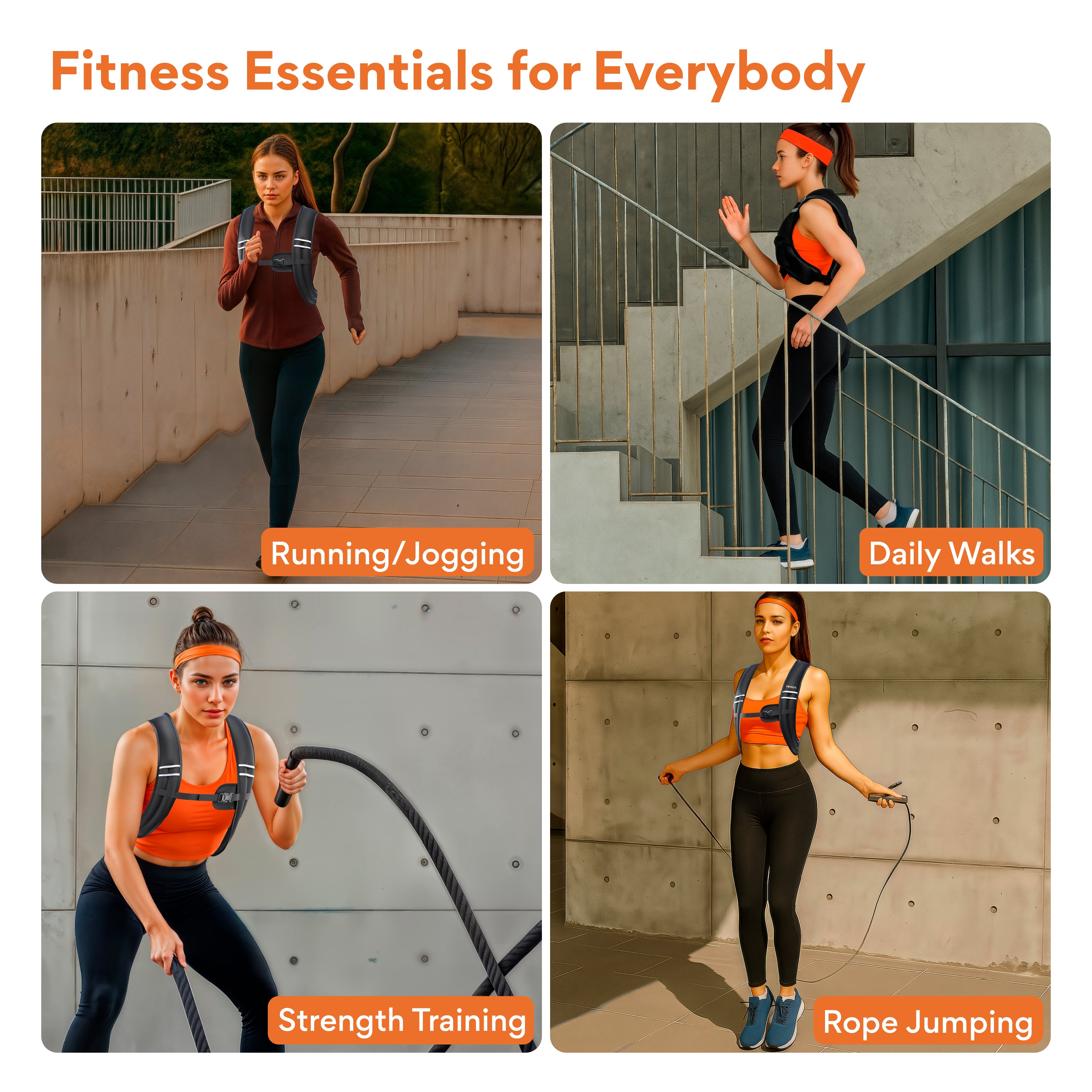Adjustable Neoprene Weighted Vest – Comfortable Workout Vest for Men & Women