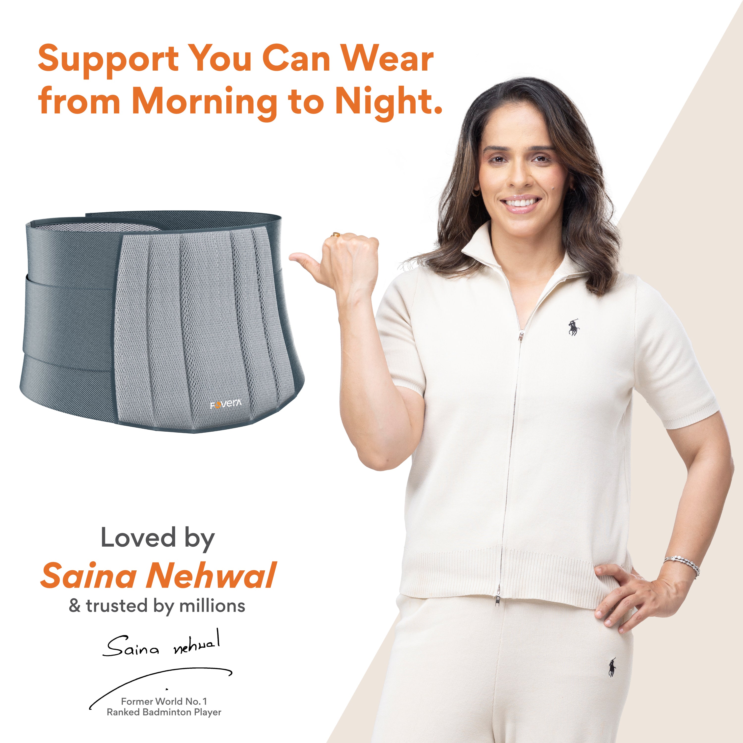 Lumbo Sacral Belt for Back Sprains, Strains, & Muscle Spasms