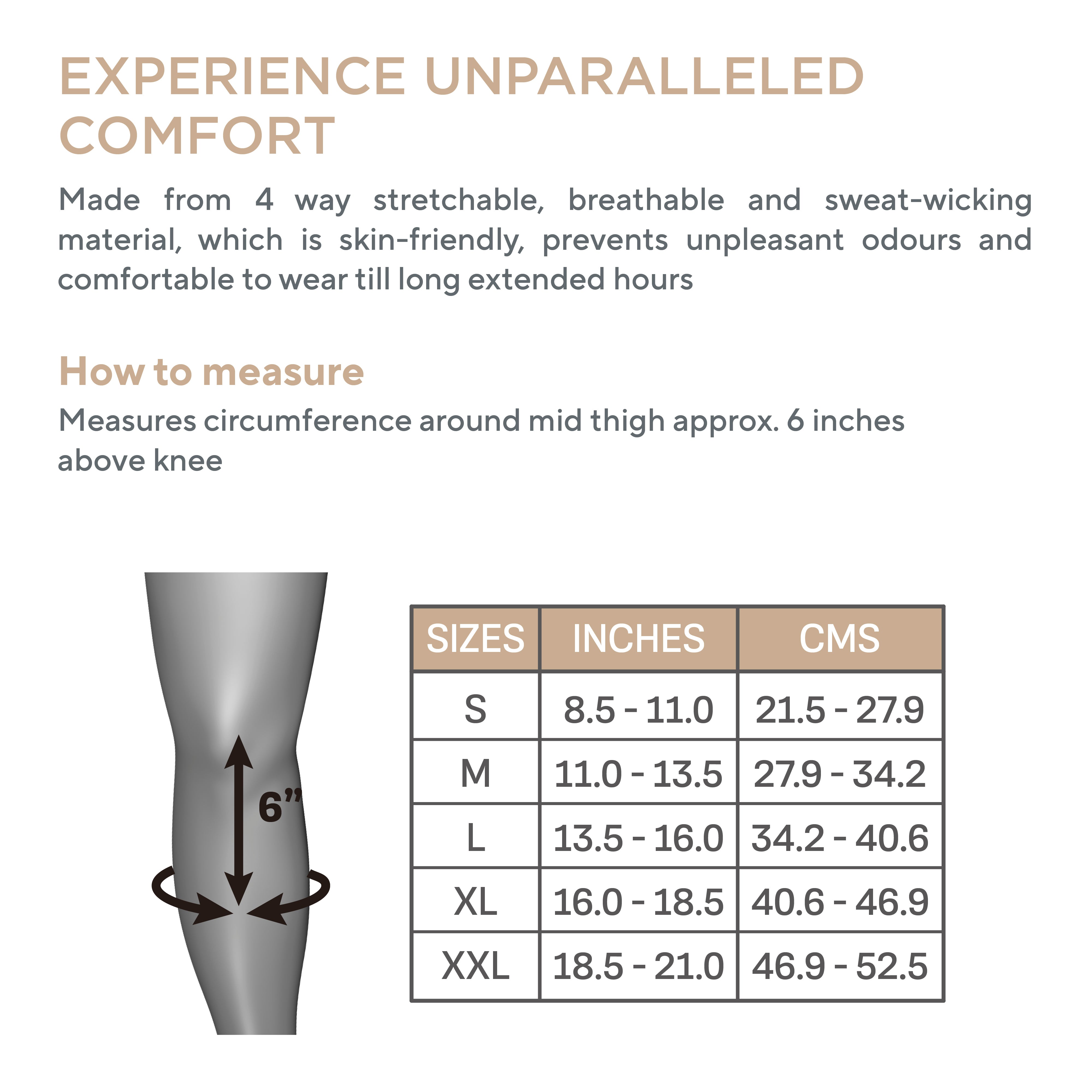 Varicose Veins Compression Stockings (Below Knee)