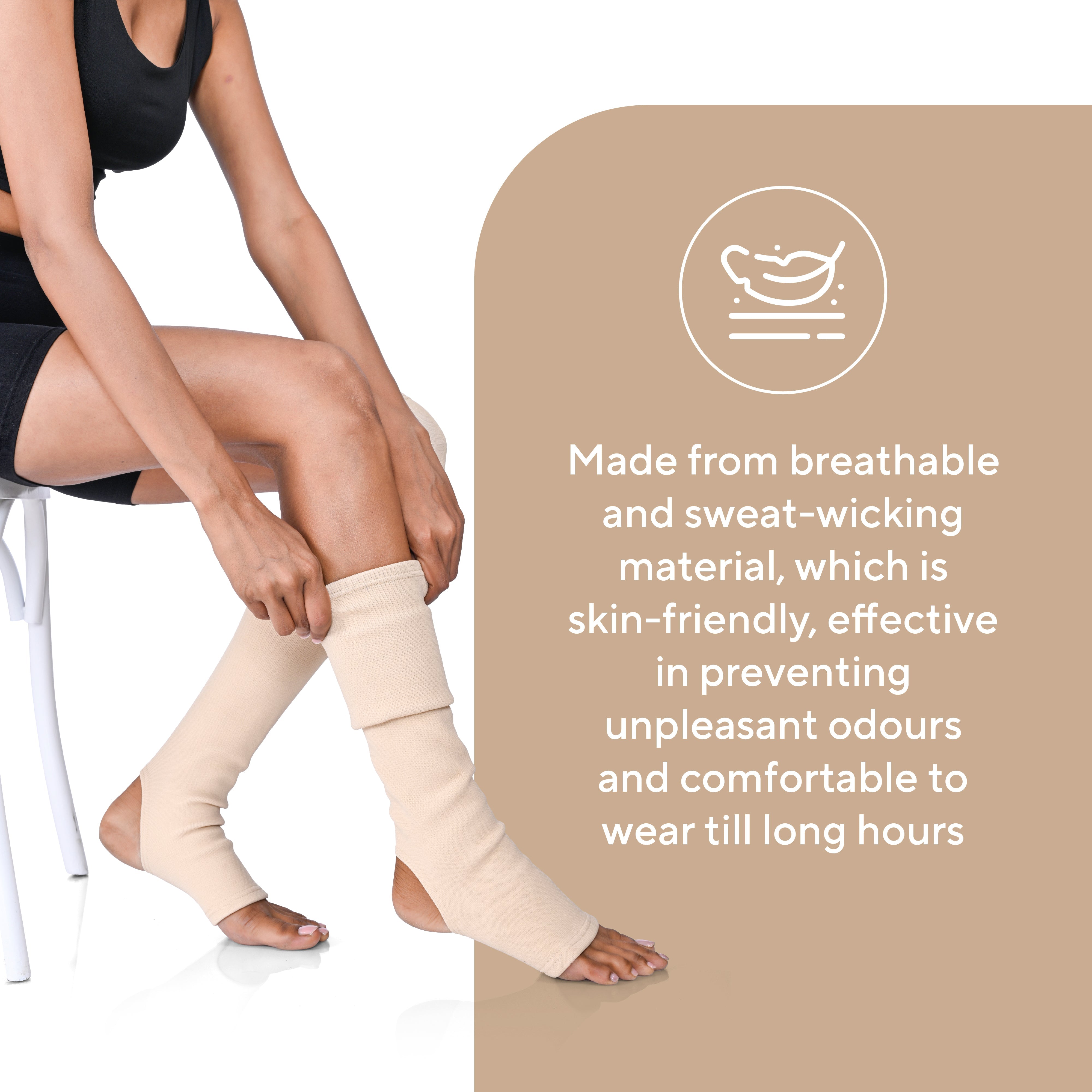 Varicose Veins Compression Stockings (Below Knee)