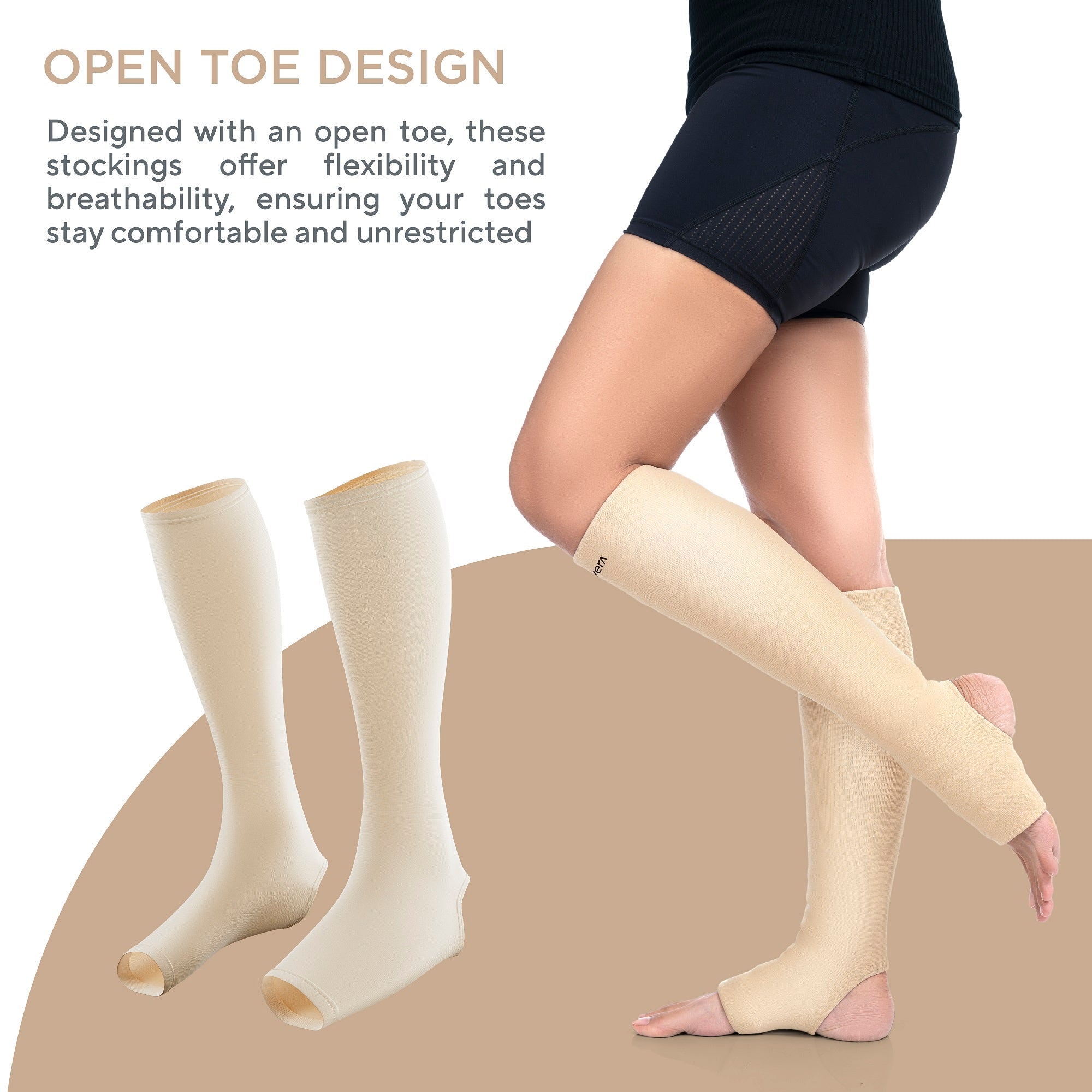 Varicose Veins Compression Stockings (Above Knee) – Fovera
