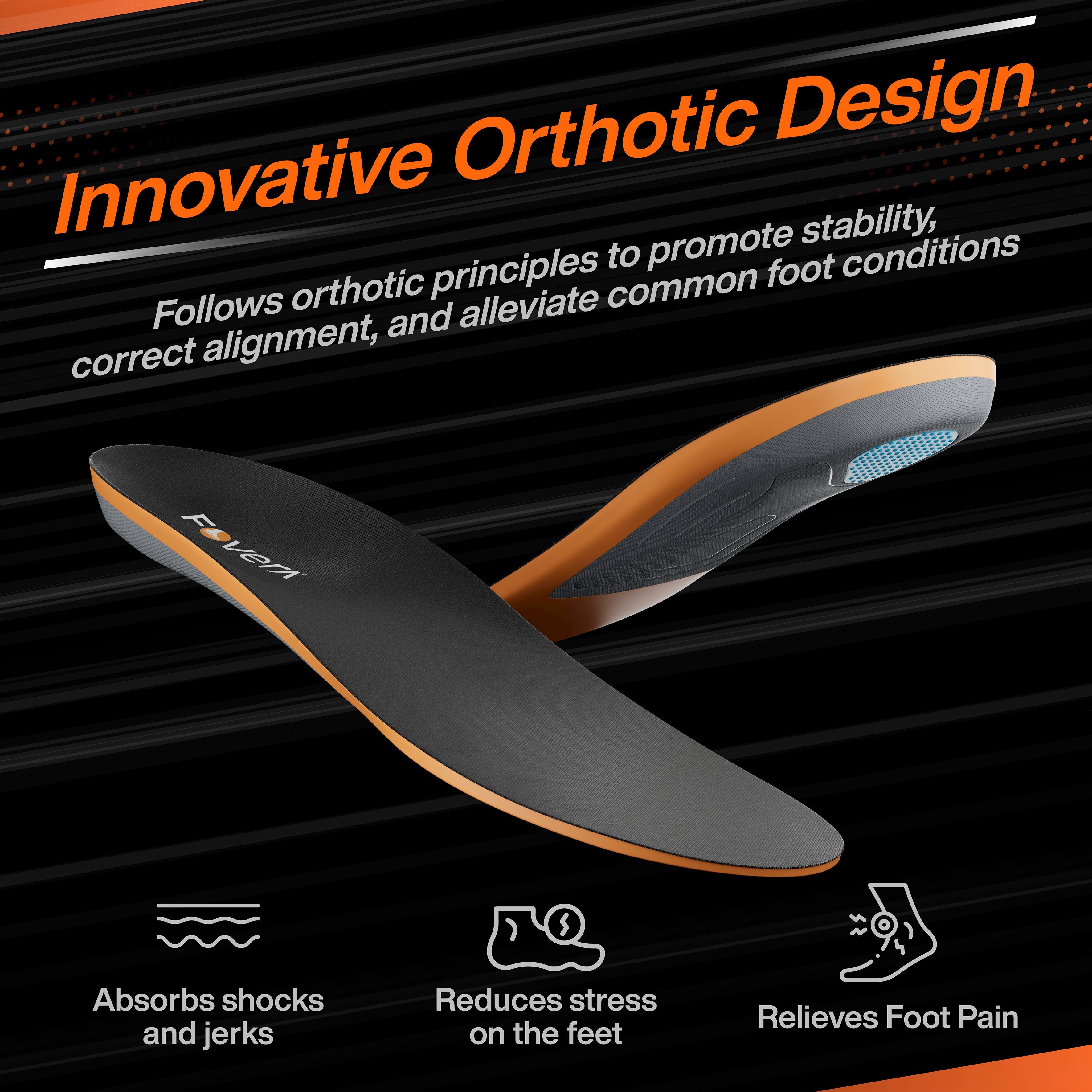 Low & Medium Arch Support PU Insole