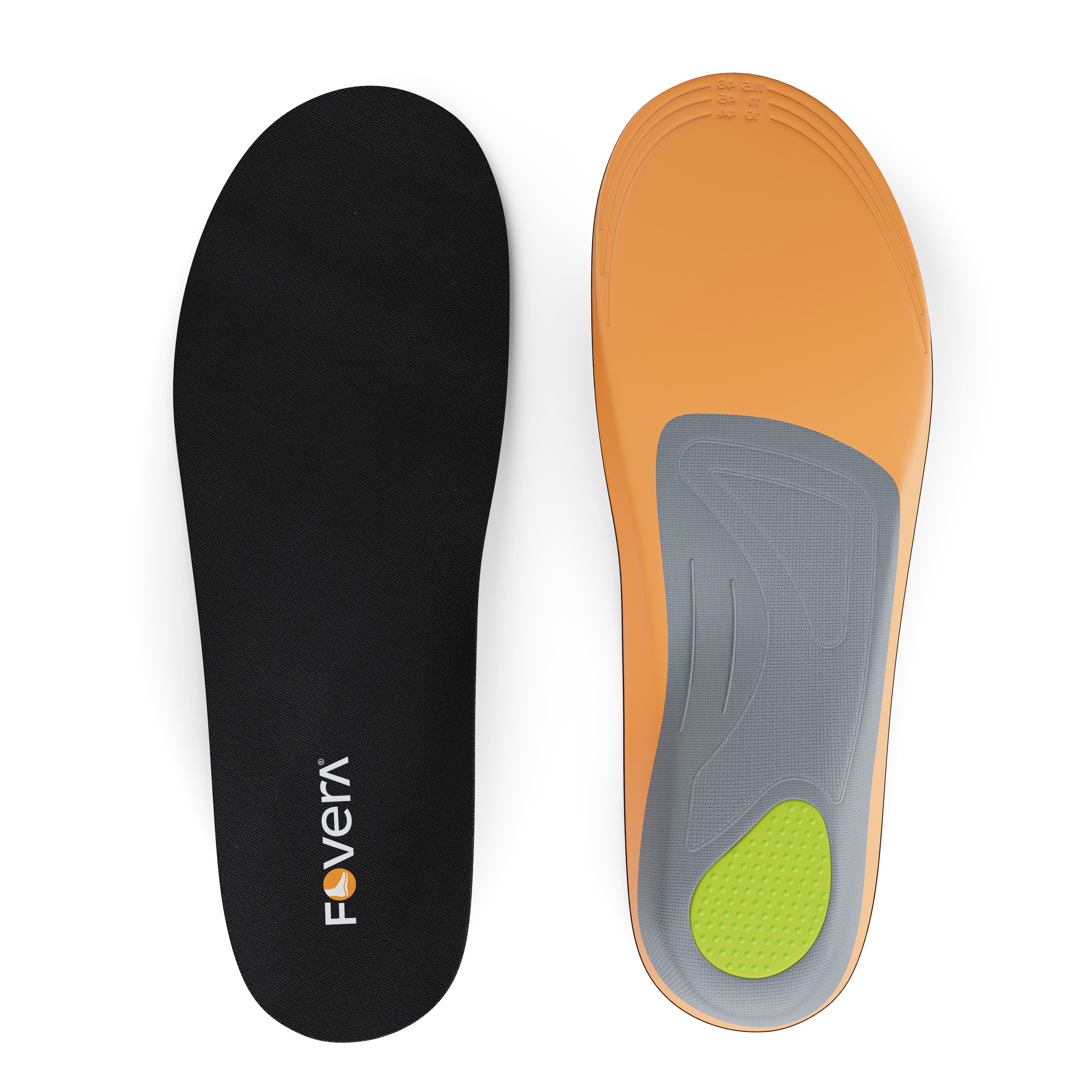 High Arch Support PU Insole - Shoe Inserts for High Arch (Cavus Foot), Plantar Fasciitis, Foot Pain & Heel Spurs