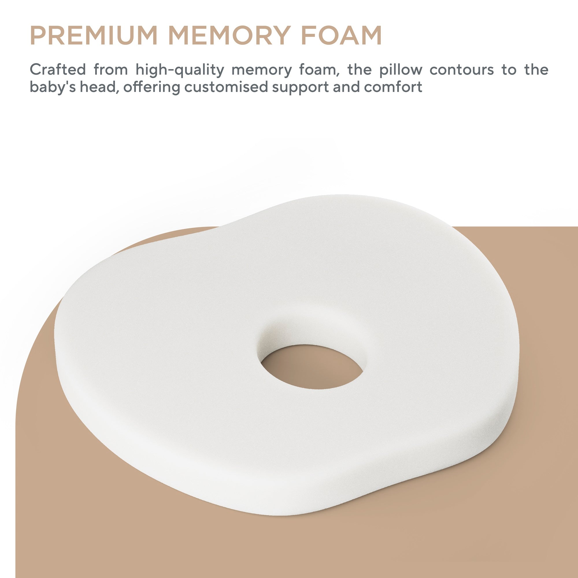 Newborn Memory Foam Baby Pillow