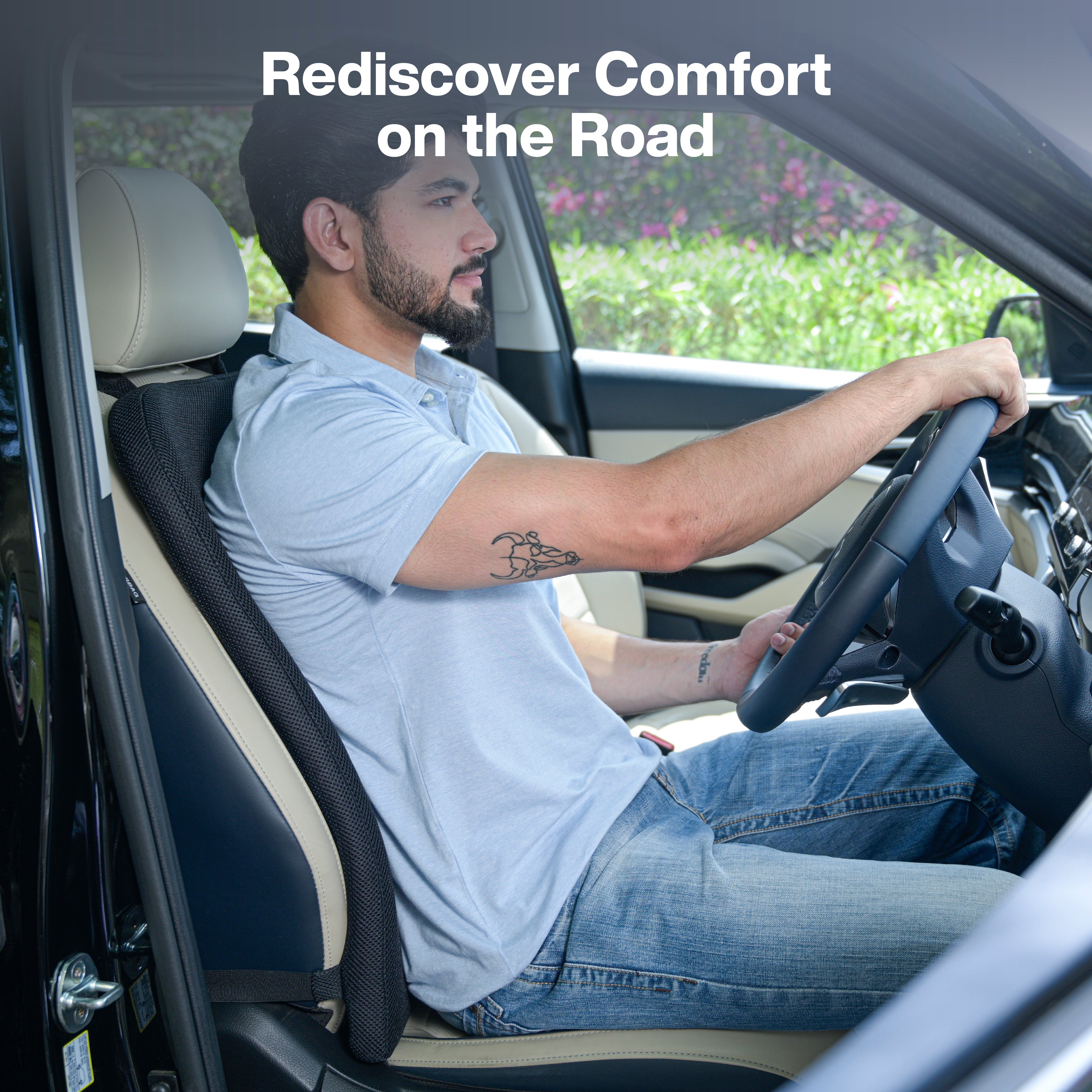 Car Comfort Layer Seat-Back Memory Foam Cushion