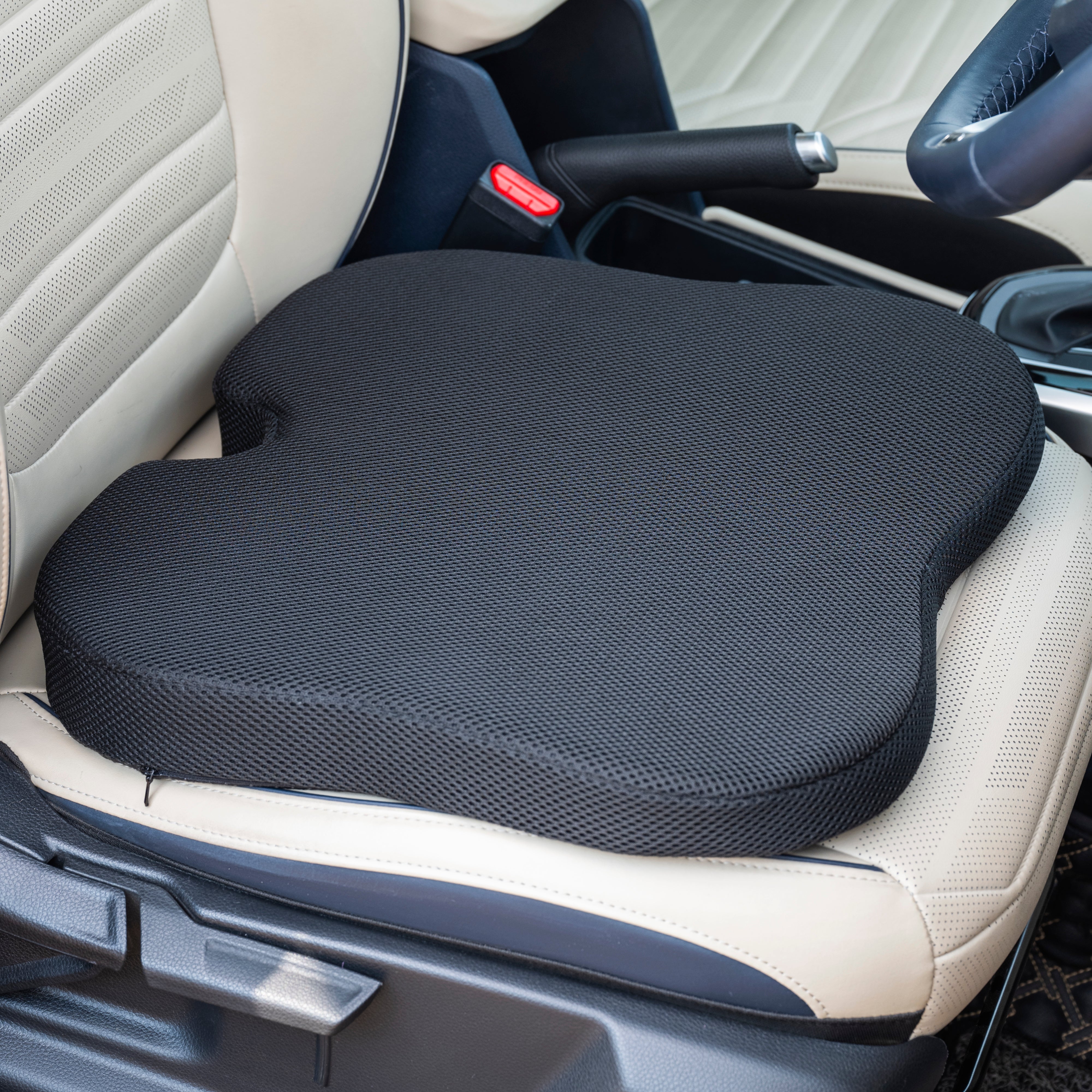 Cool Gel Memory Foam Car Seat Cushion for Long Drives & Daily Commute